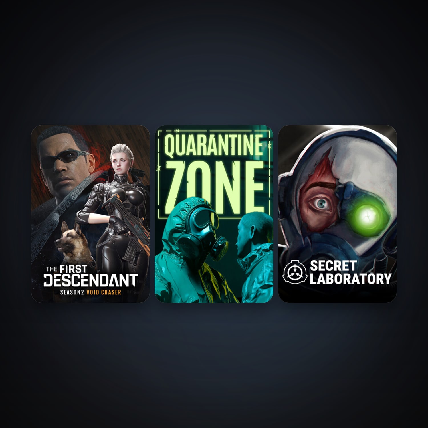 SCP: Secret Laboratory + The First Descendant, 8 games, clean — HabibiAccounts