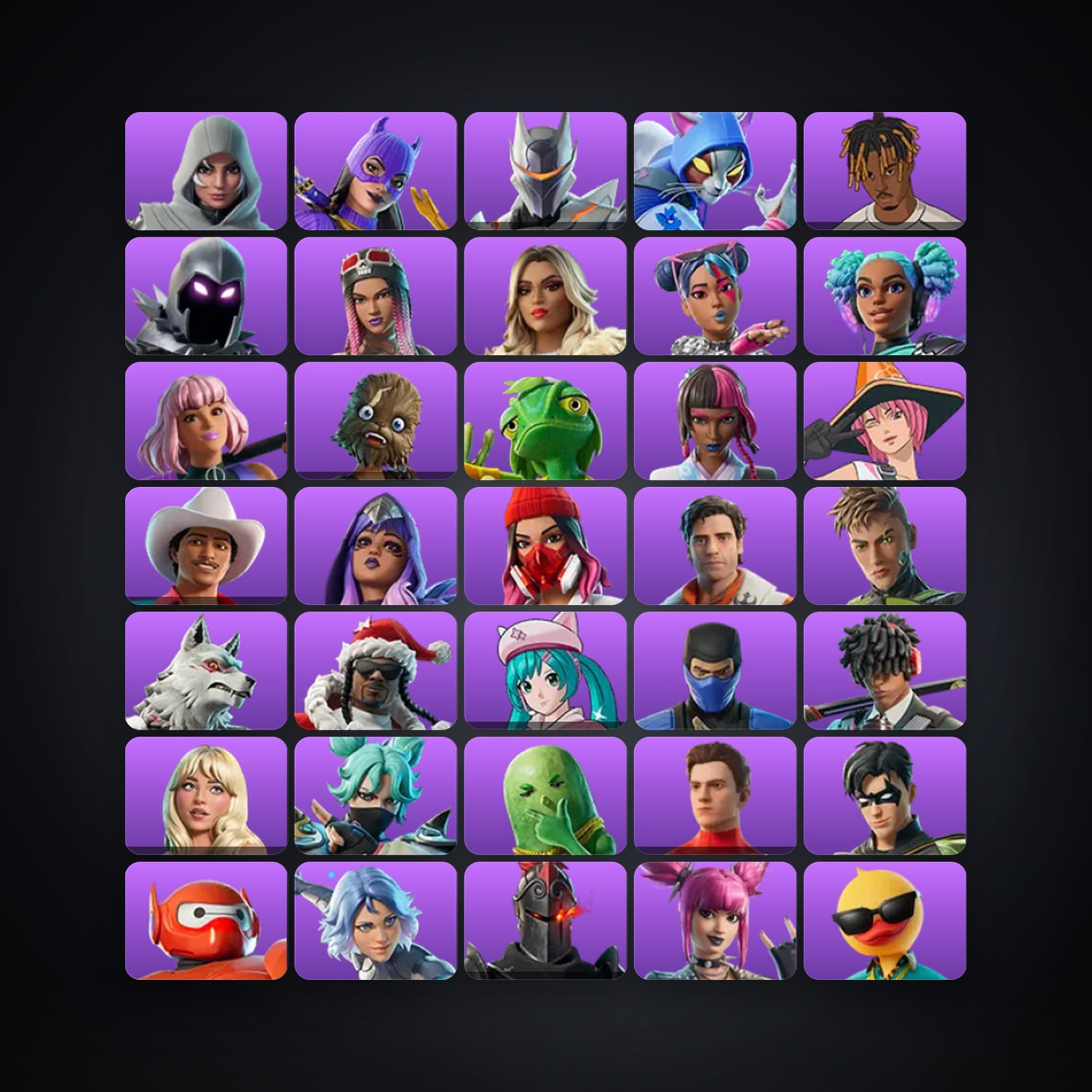 Fortnite account with Vanguard Zadie & Valentina — 72 skins — 150 V-Bucks — lvl 1017 — HabibiAccounts