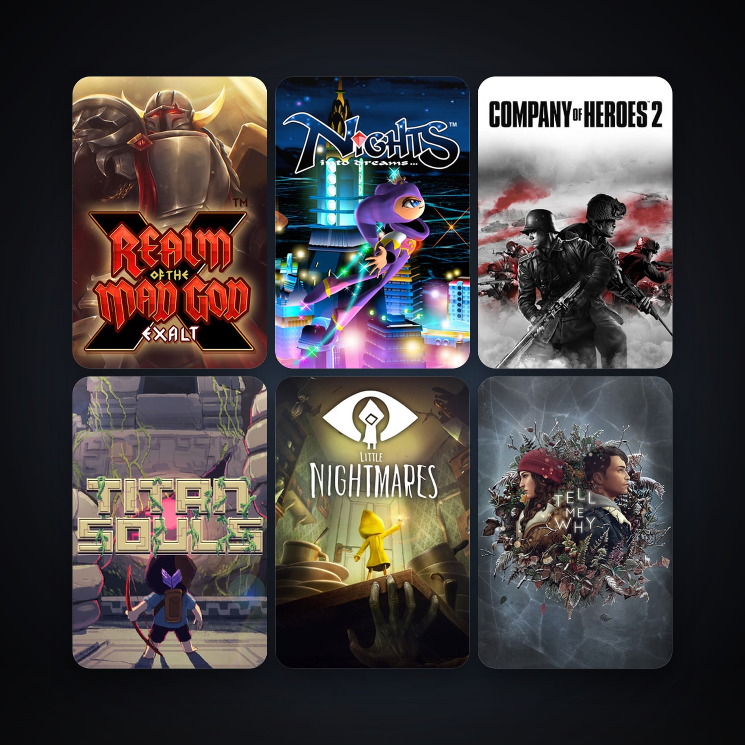 Steam account: Realm of the Mad God + NiGHTS Into Dreams, 9 games, clean — HabibiAccounts
