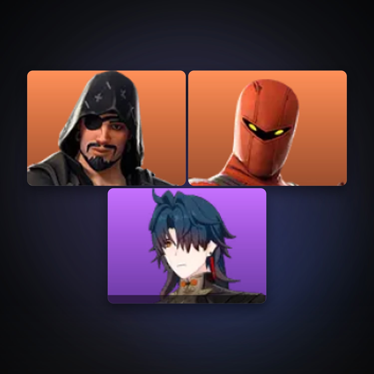 Fortnite account with Blackheart & Hybrid — 3 skins — 250 V-Bucks — lvl 17 — HabibiAccounts
