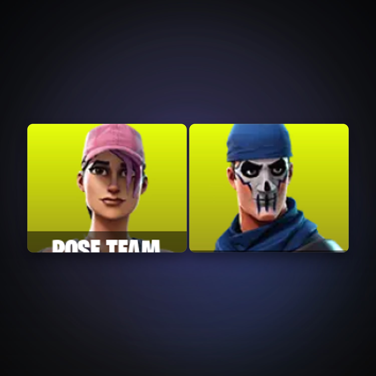 Fortnite account with Rose Team Leader & Warpaint — 2 skins — 1.1K V-Bucks — lvl 83 — HabibiAccounts