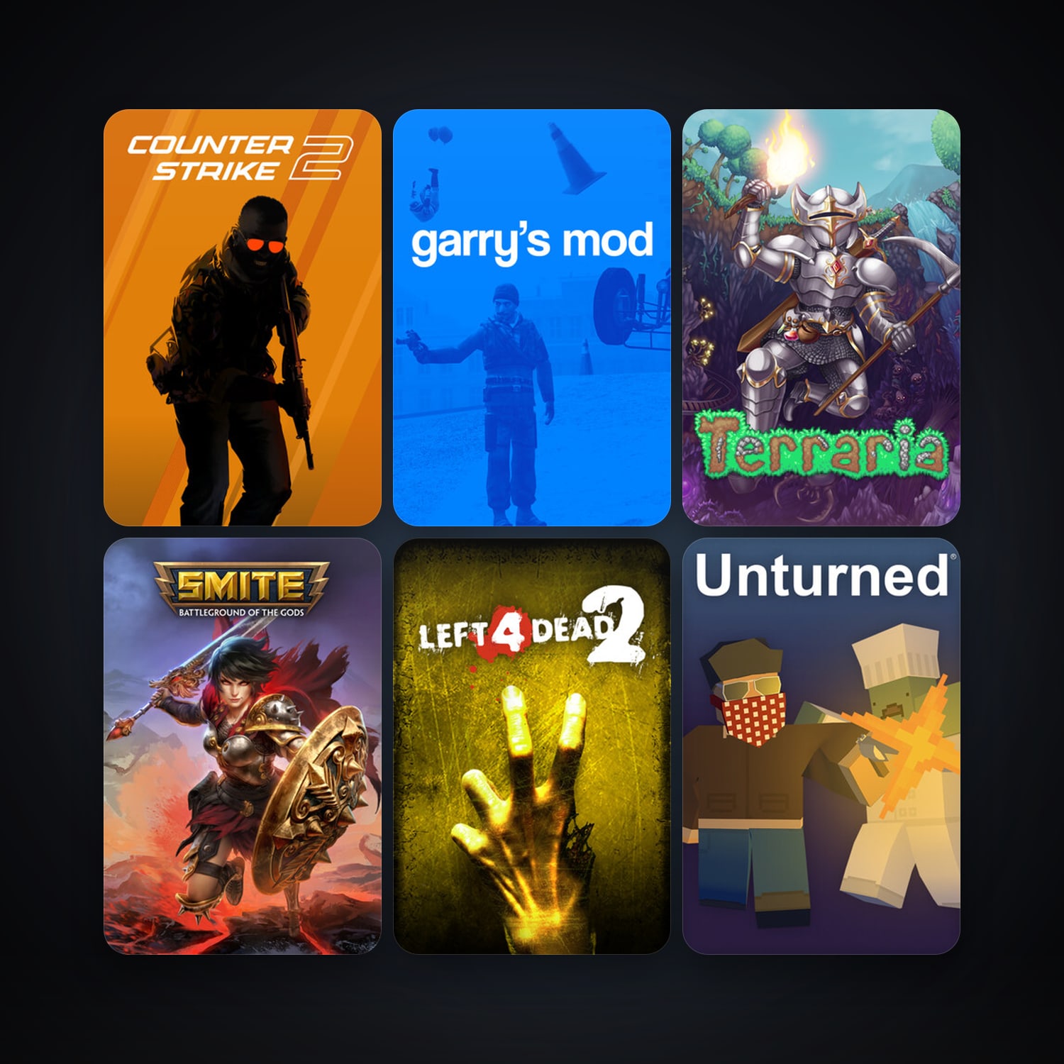 Left 4 Dead 2 + CS2 Prime, 50 games, Steam 14, clean — HabibiAccounts
