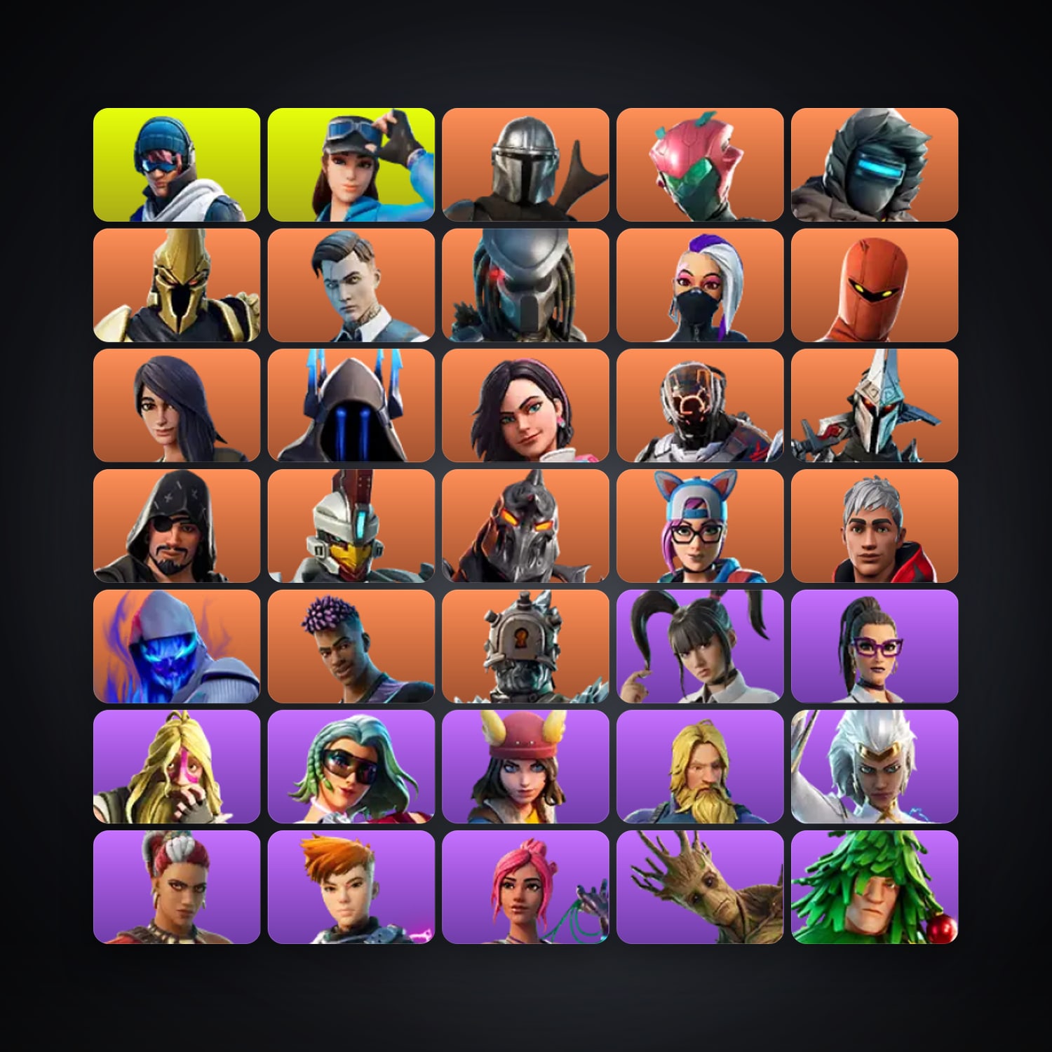 Fortnite account with Midas & Peely — 91 skins — 100 V-Bucks — lvl 2348 — HabibiAccounts