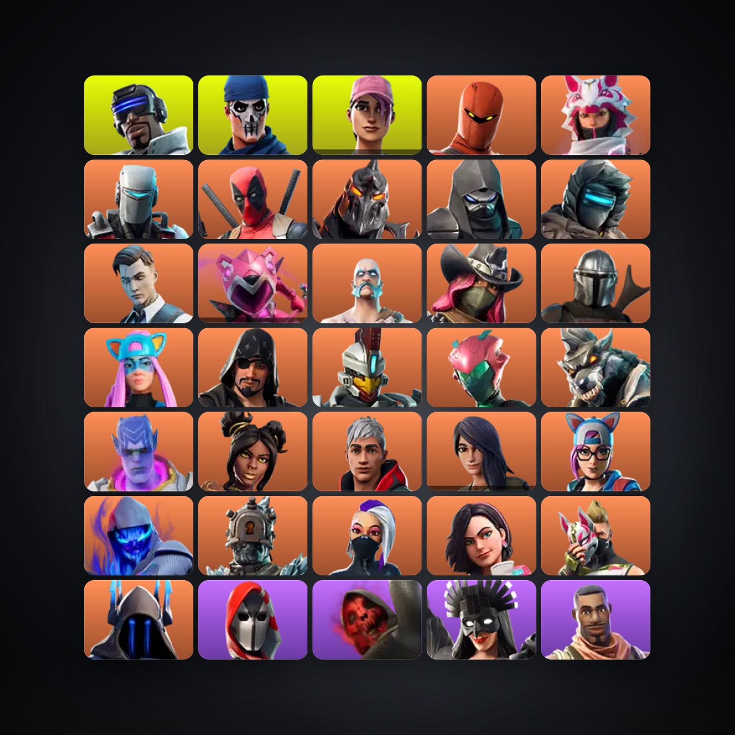 Fortnite account with Midas & Deadpool — 98 skins — 550 V-Bucks — lvl 1221 — HabibiAccounts