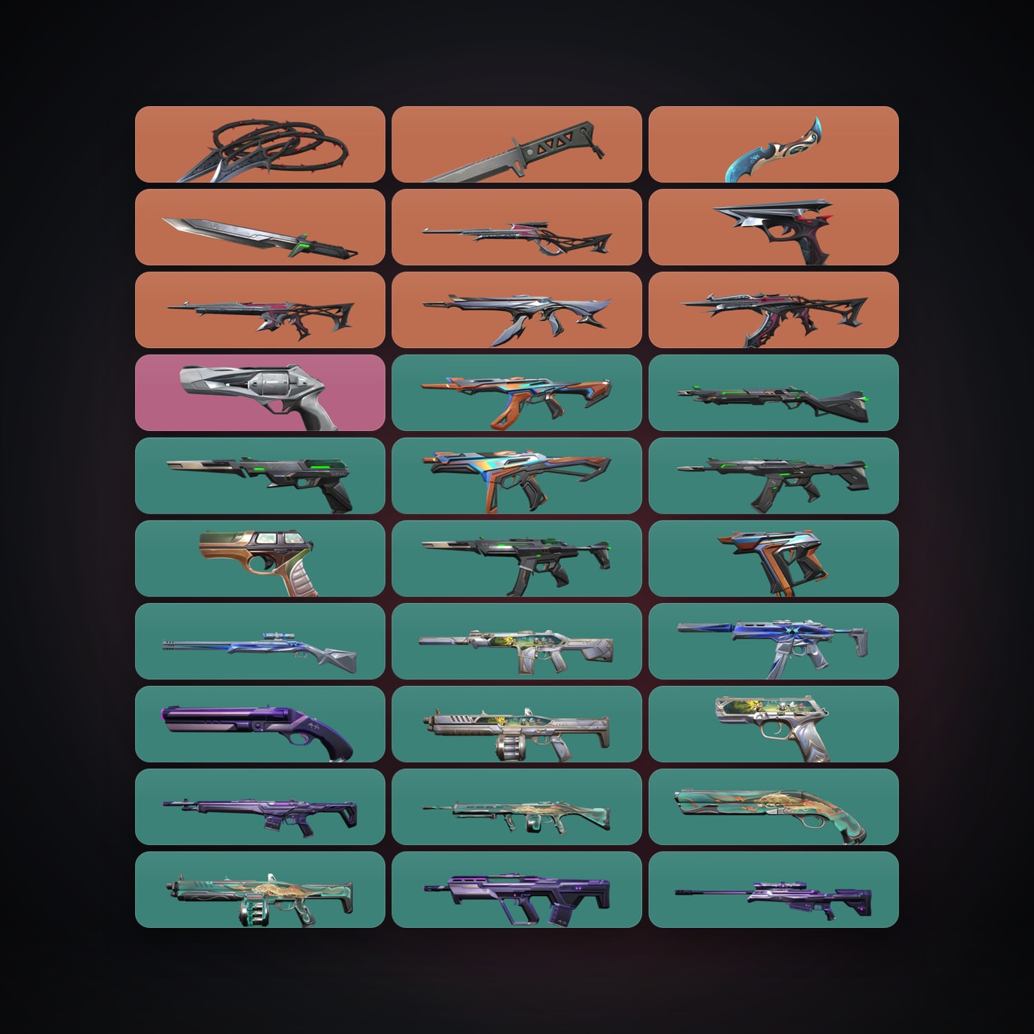 EU Silver 3 locker — 4 knives, 30 skins, lvl 51 — HabibiAccounts