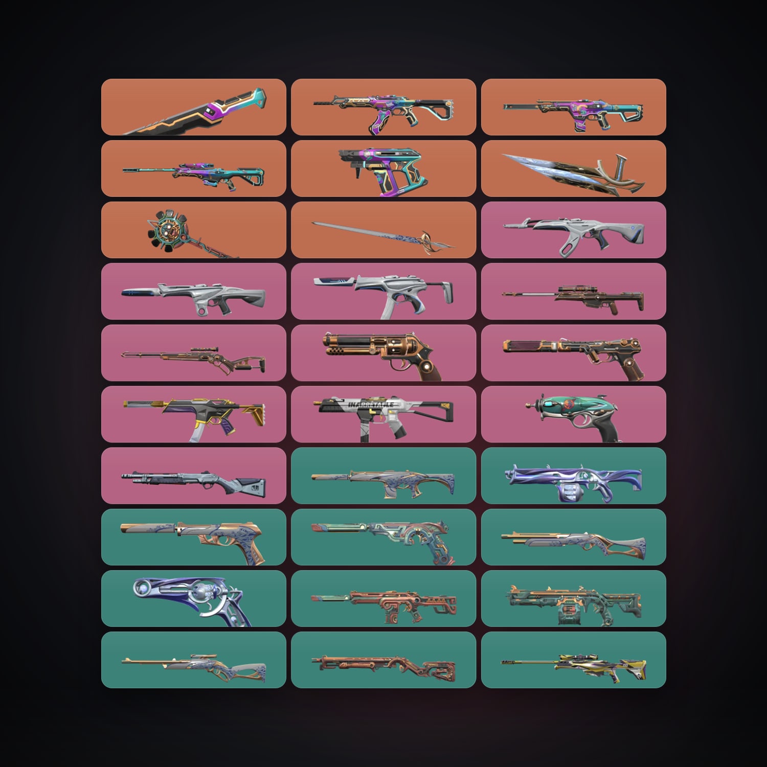 NA Silver 2 locker — 4 knives, 52 skins, lvl 89 · 264416639 — HabibiAccounts