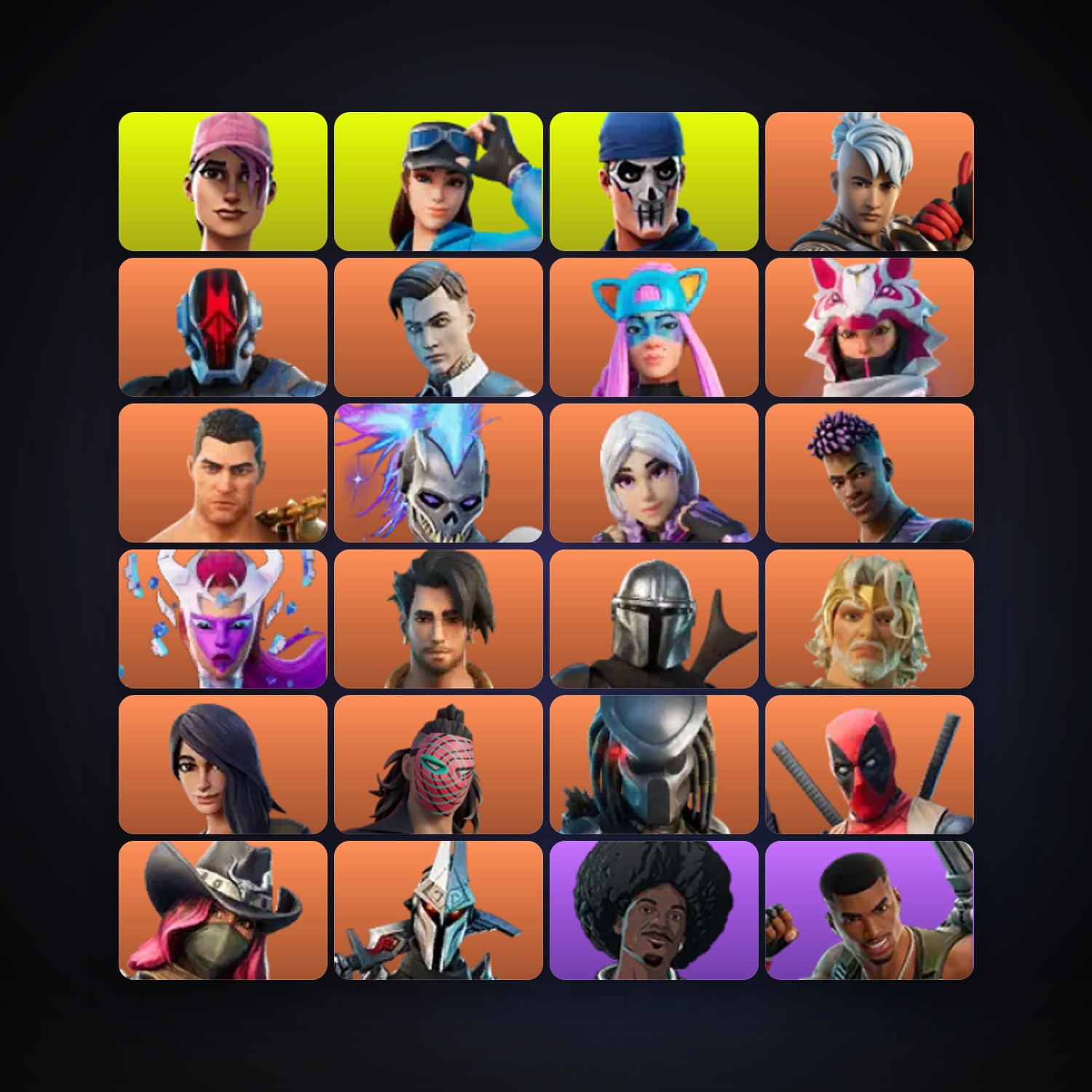 Fortnite account with Midas & Rose Team Leader — 209 skins — 750 V-Bucks — lvl 2874 — HabibiAccounts