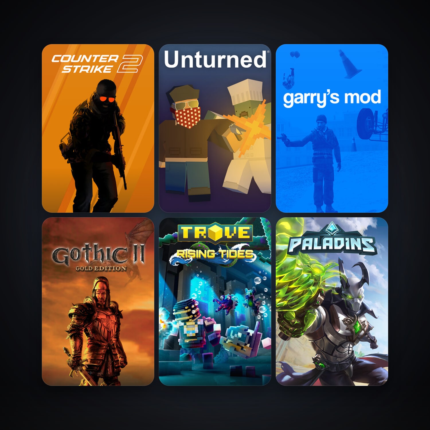CS2 Prime + Garry's Mod, 25 games, clean — HabibiAccounts