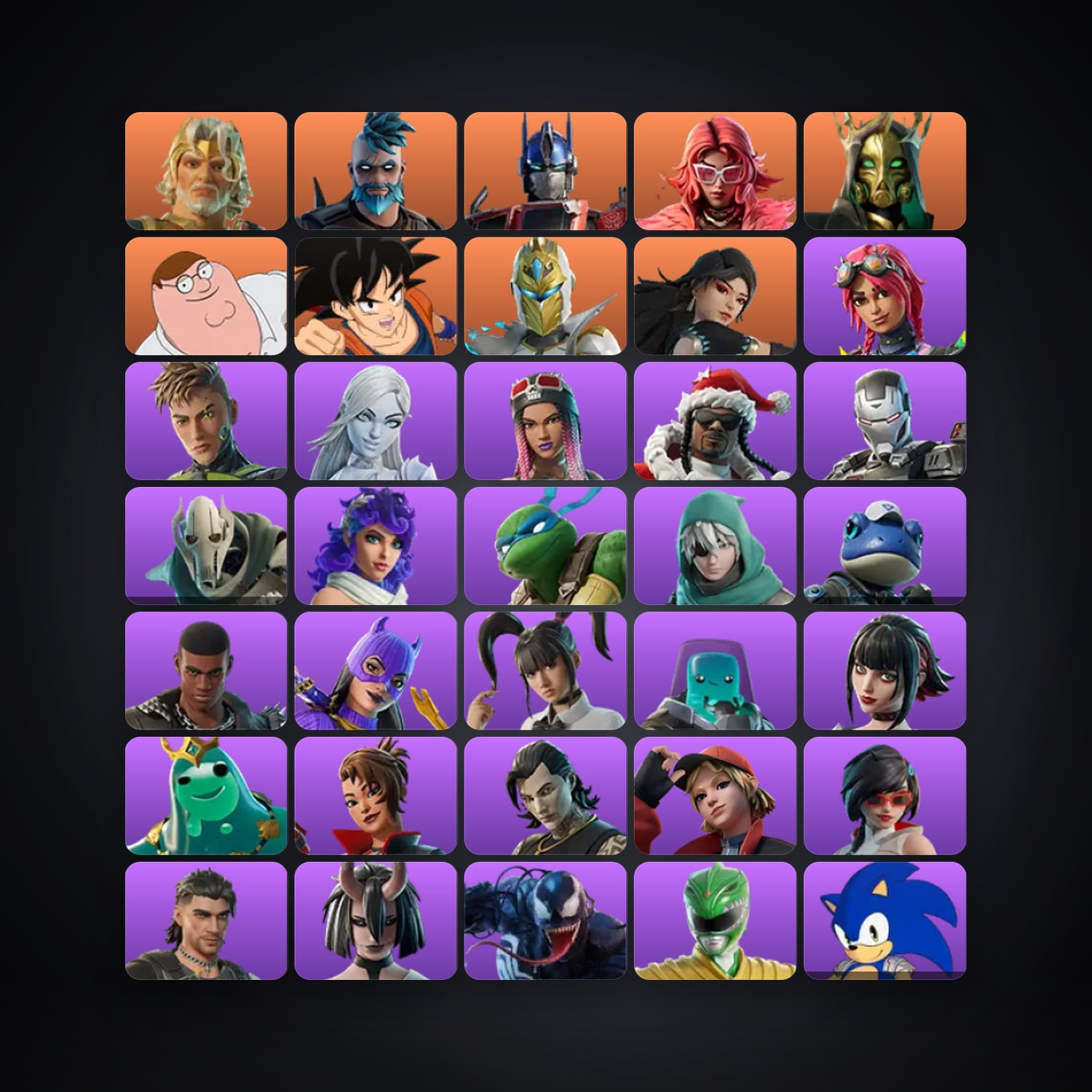 Fortnite account with Zeus & Omegarok — 176 skins — 900 V-Bucks — lvl 3909 — HabibiAccounts