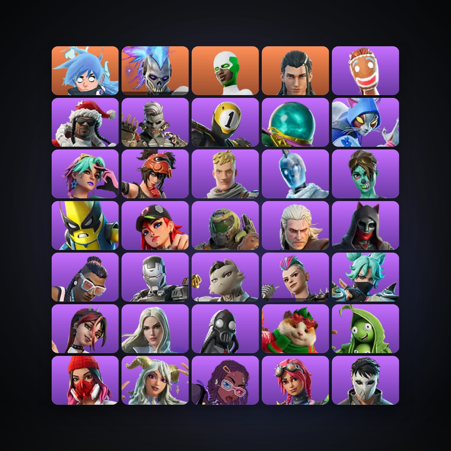 Fortnite account with Renegade Raider & Ghoul Trooper — 58 skins — 350 V-Bucks — lvl 1431 — HabibiAccounts
