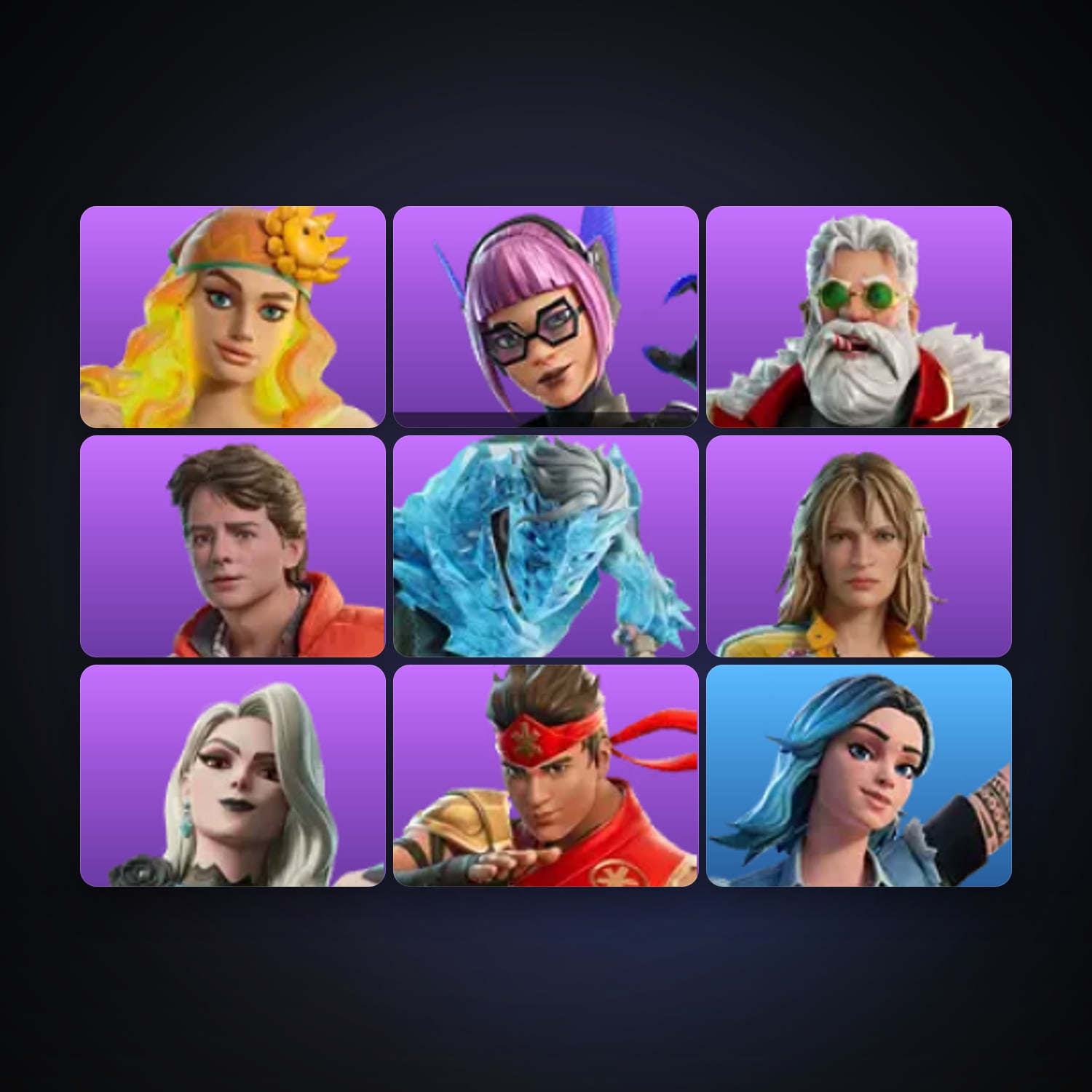 Fortnite account with Soleil & Void Walker Lynx — 9 skins — 2.3K V-Bucks — lvl 25 — HabibiAccounts