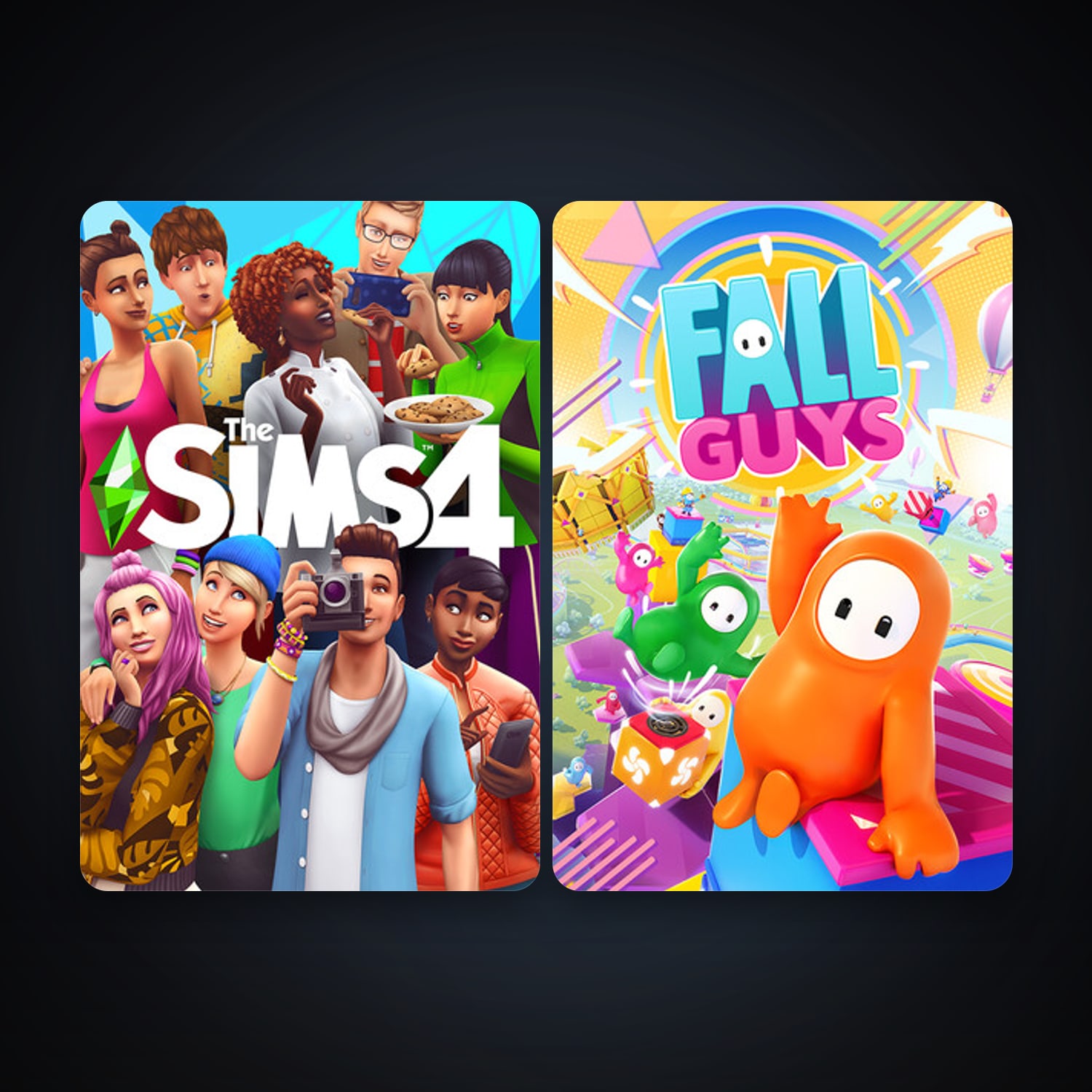 Steam account: Fall Guys + The Sims 4, 4 games, clean — level 6 — HabibiAccounts