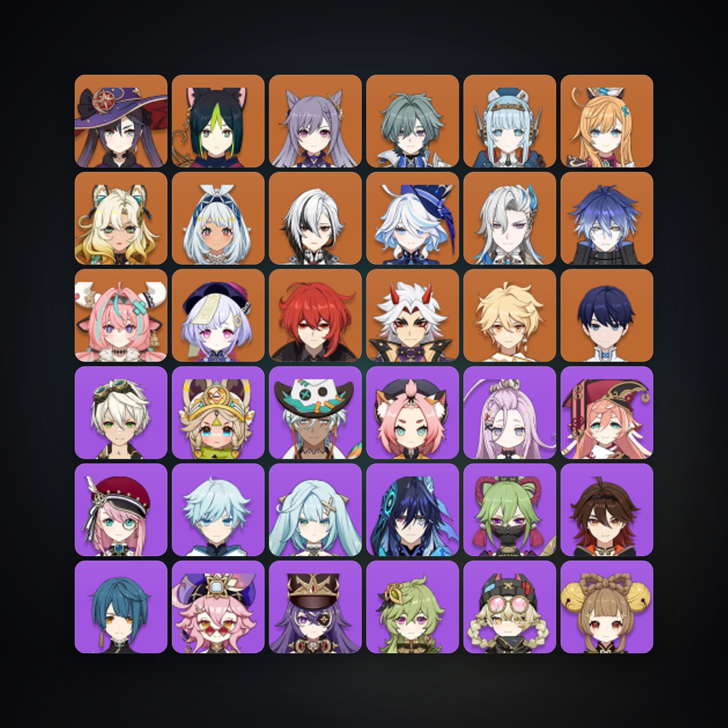 Genshin Impact | AR 58 | 62 Chars | 16× 5★ — Genshin / miHoYo Account — HabibiAccounts