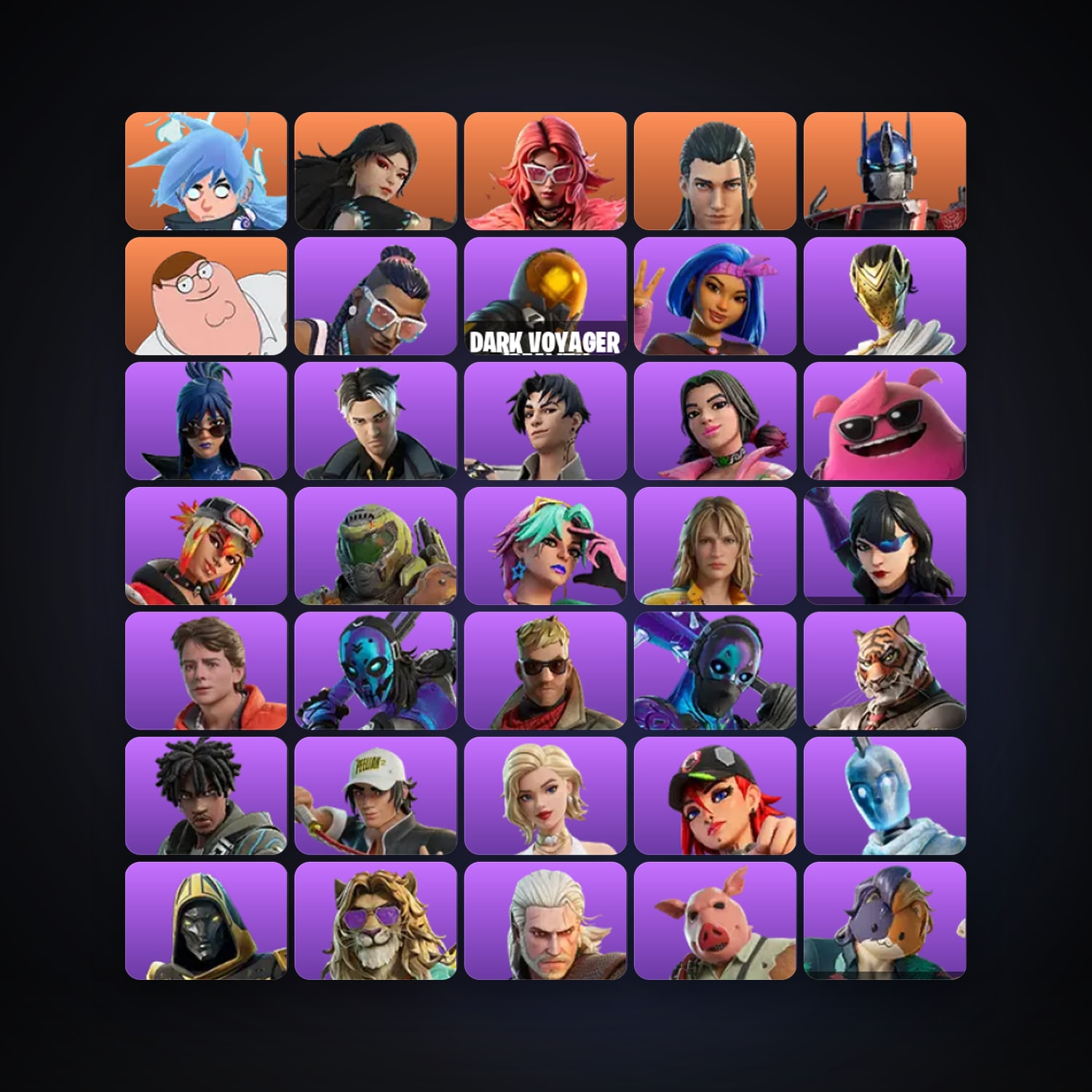 Fortnite account with Nezumi & Era — 54 skins — 100 V-Bucks — lvl 1026 — HabibiAccounts