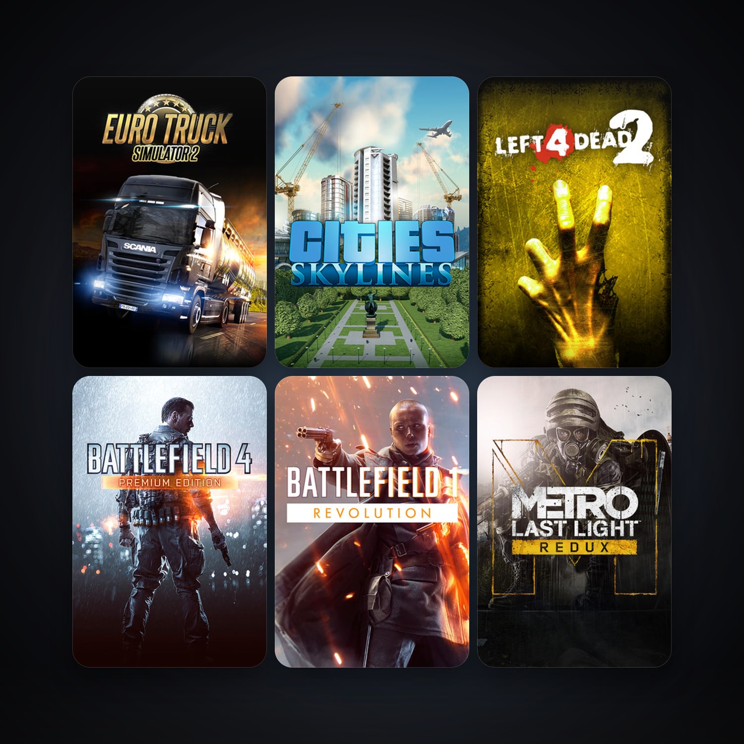 Left 4 Dead 2 + Dark Sector, 23 games, clean — HabibiAccounts