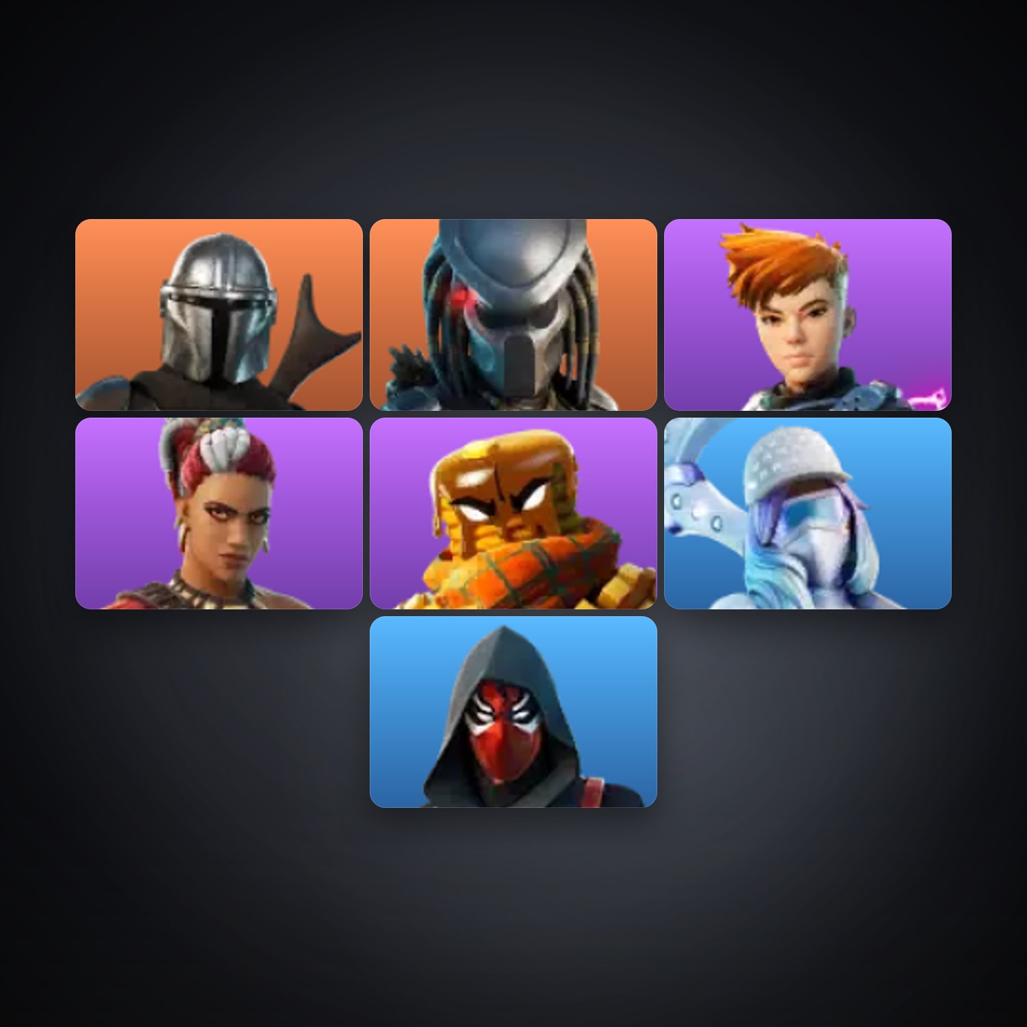Fortnite account with Mandalorian & Predator — 7 skins — 1.3K V-Bucks — lvl 172 — HabibiAccounts