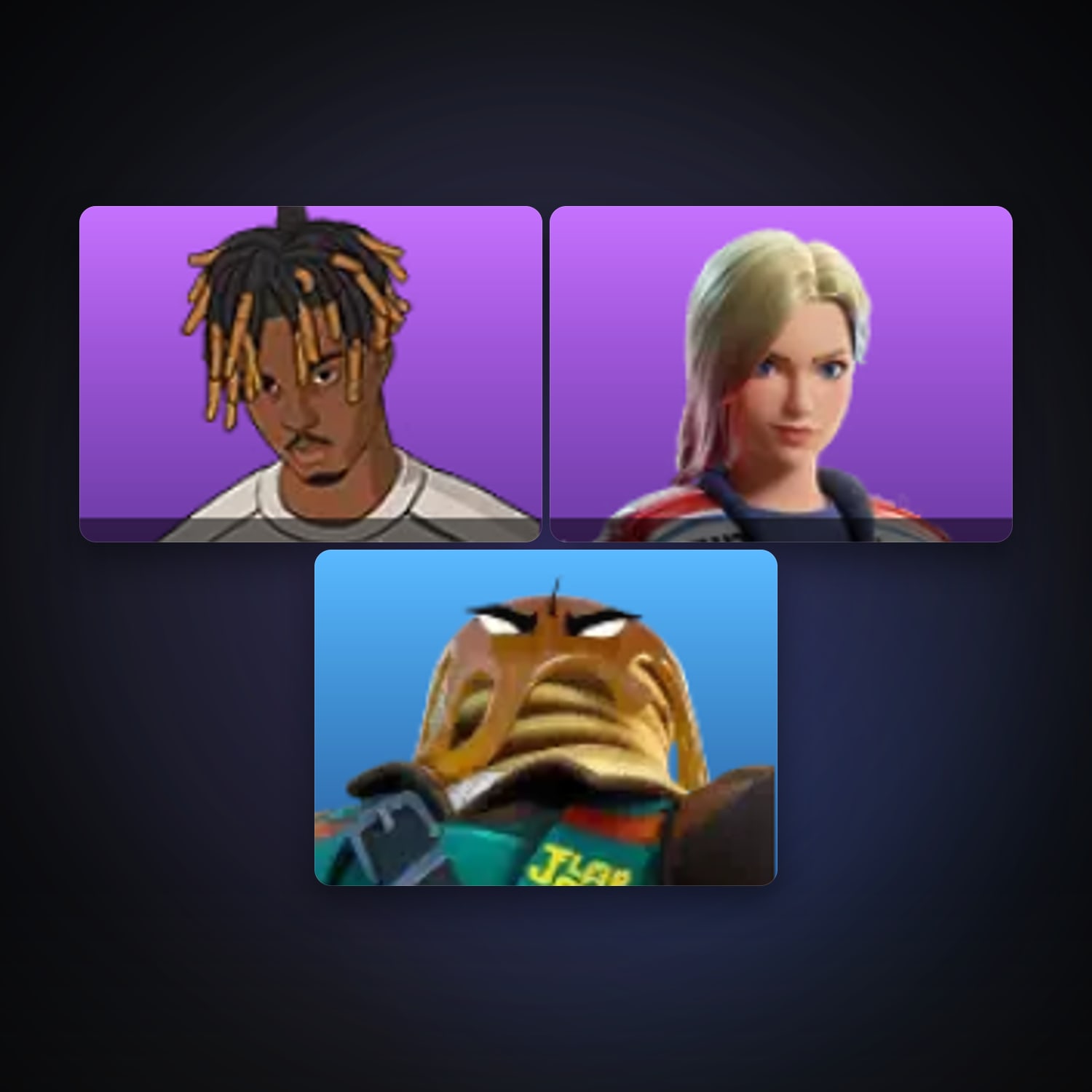 Fortnite account with Slayer Juice WRLD & Dueling Dragons Jackie — 3 skins — 100 V-Bucks — lvl 41 — HabibiAccounts