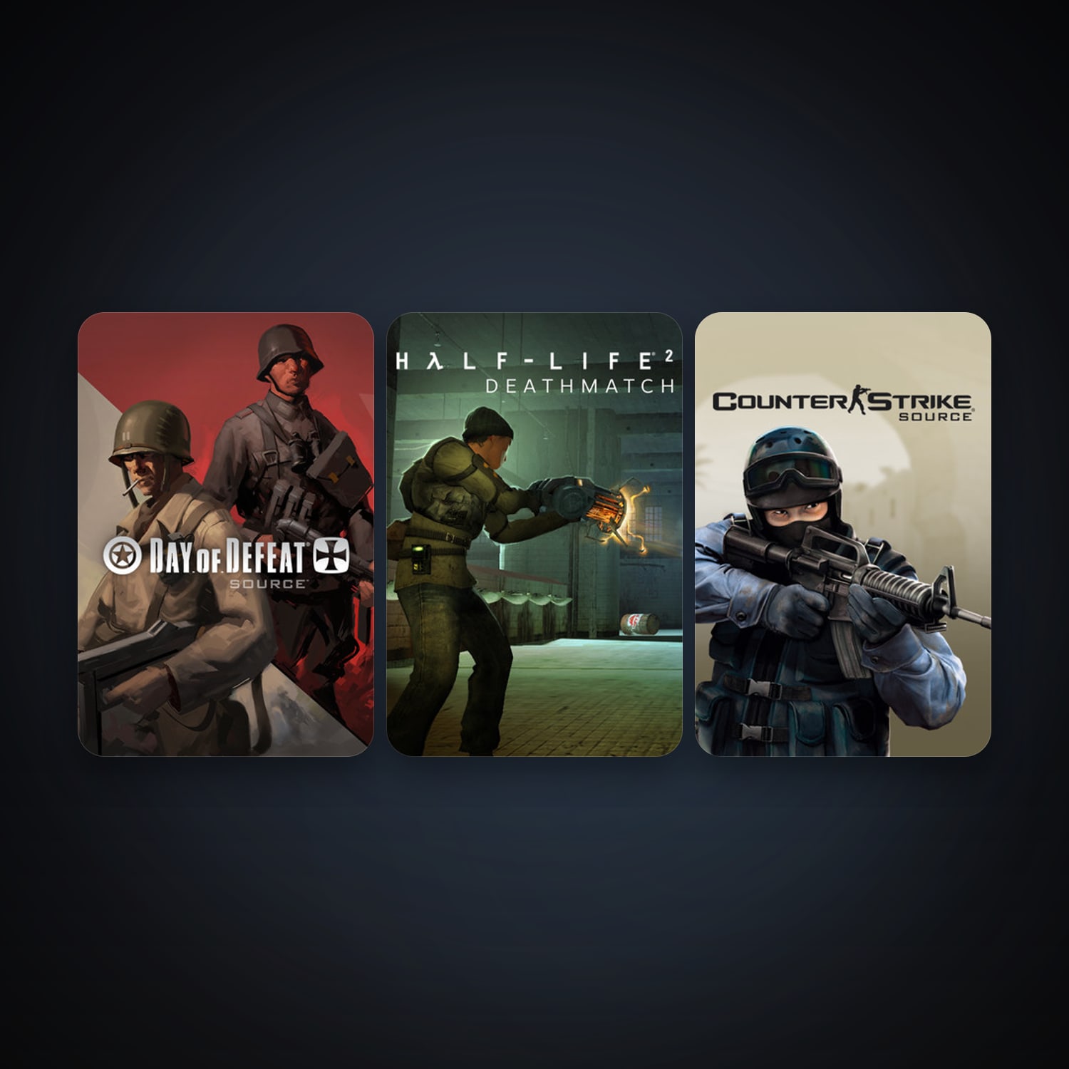 Steam account: Counter-Strike: Source + Day of Defeat: Source, 3 games, clean — HabibiAccounts