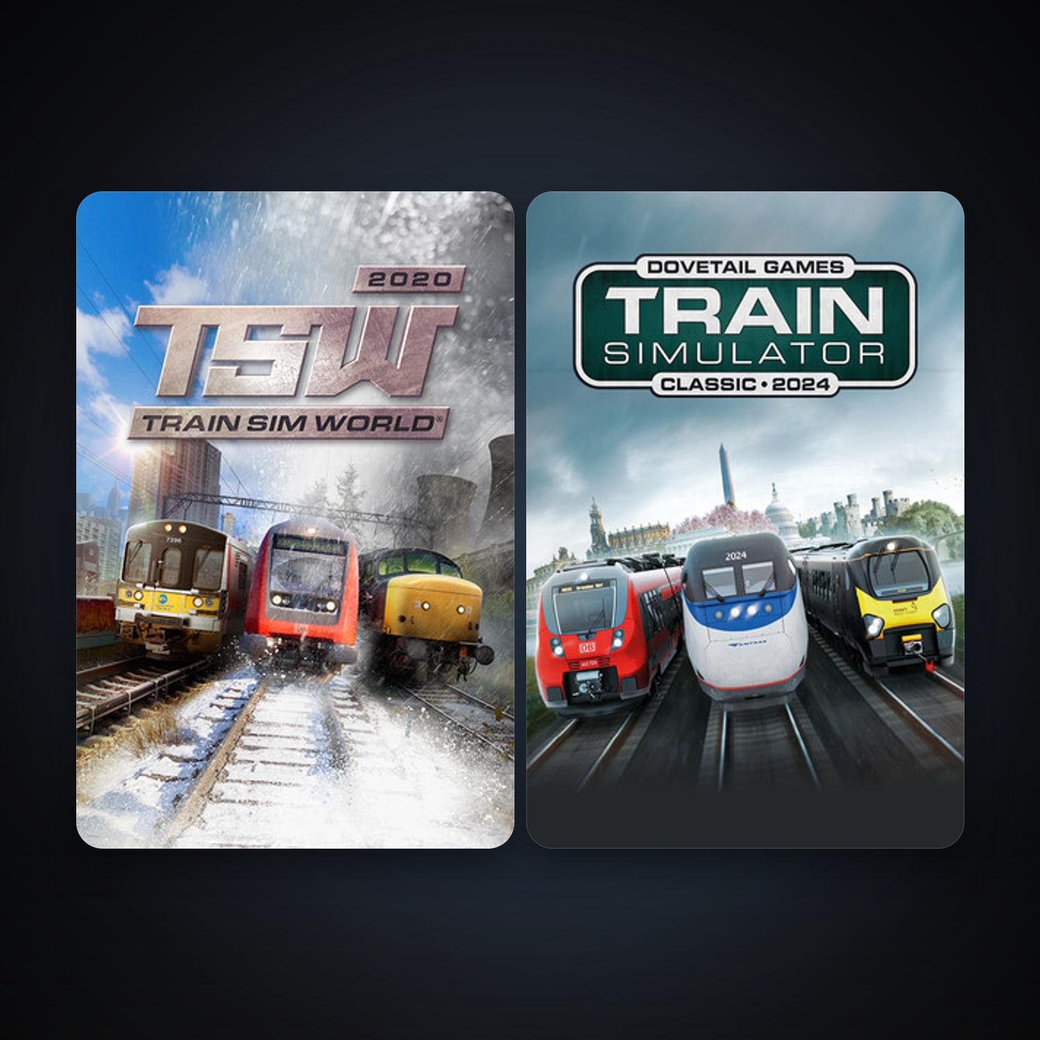 Train Simulator Classic + Train Sim World: CSX Heavy Haul, 2 games, clean — HabibiAccounts