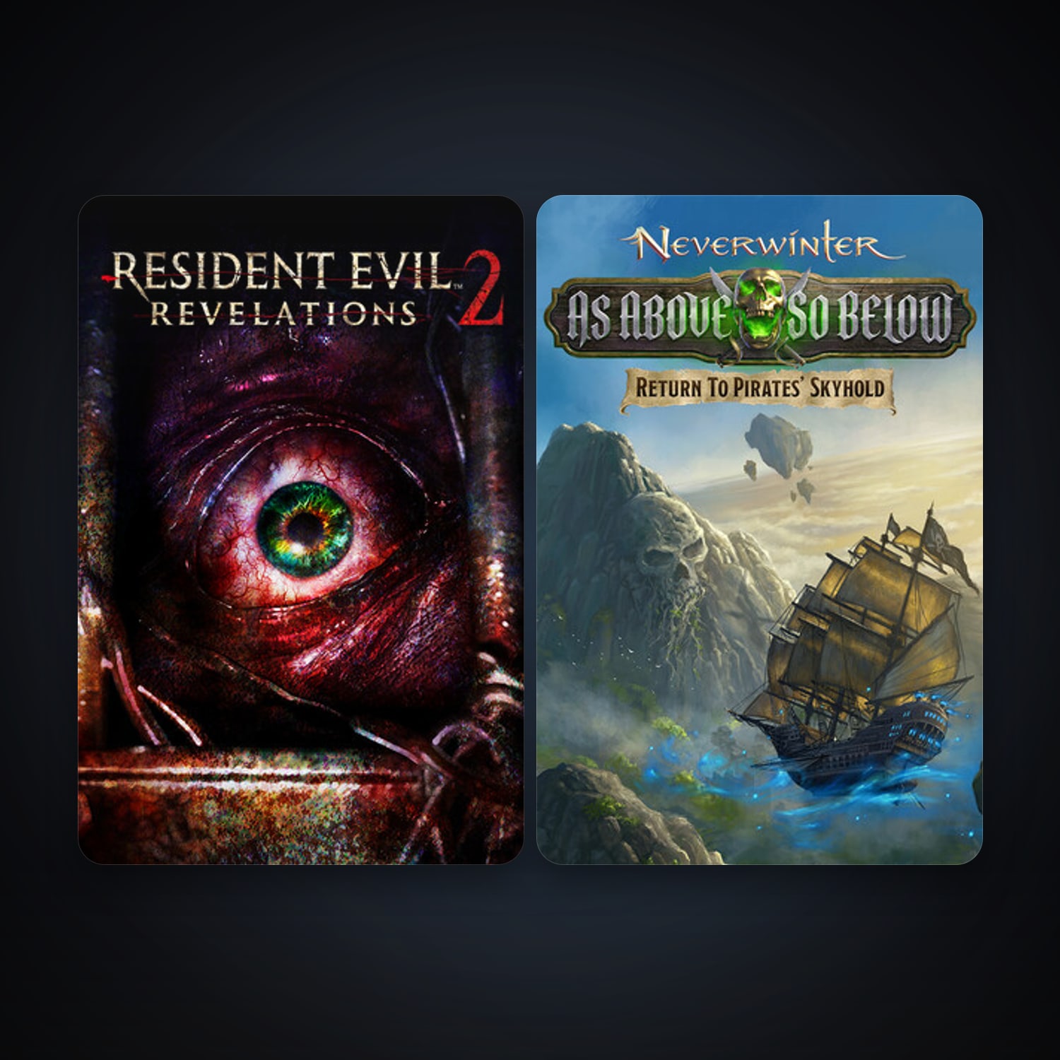 Neverwinter + Resident Evil Revelations 2, 5 games, clean — HabibiAccounts