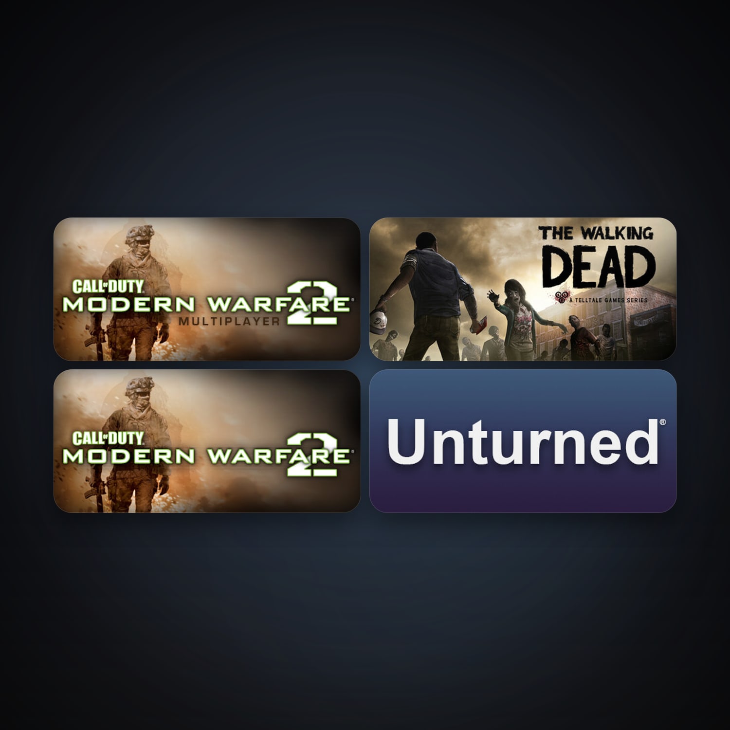 Steam account: Call of Duty: Modern Warfare 2 (2009) + Call of Duty: Modern Warfare 2 - Multiplayer (2009)… — HabibiAccounts