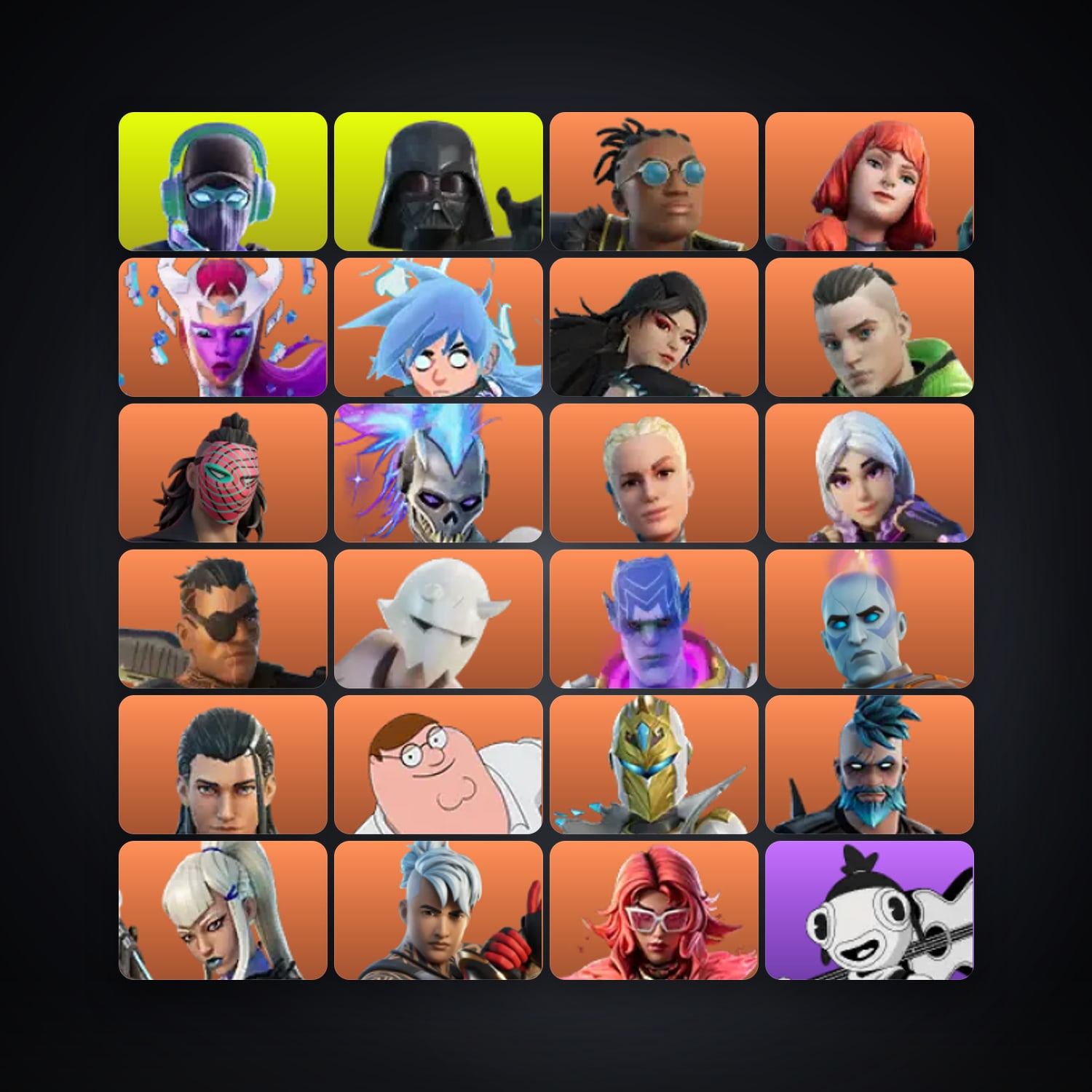 Fortnite account with Breakpoint & Darth Vader — 113 skins — 300 V-Bucks — lvl 1555 — HabibiAccounts