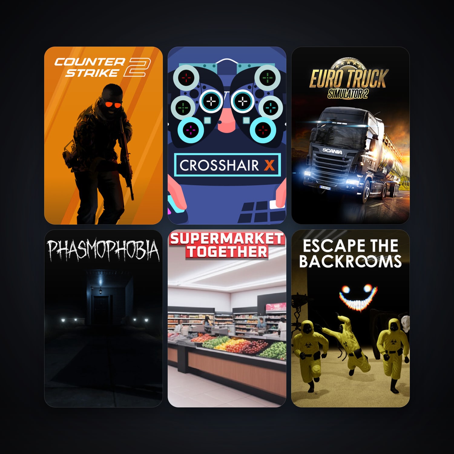Steam account: CS2 Prime + Euro Truck Simulator 2, 64 games, clean — HabibiAccounts