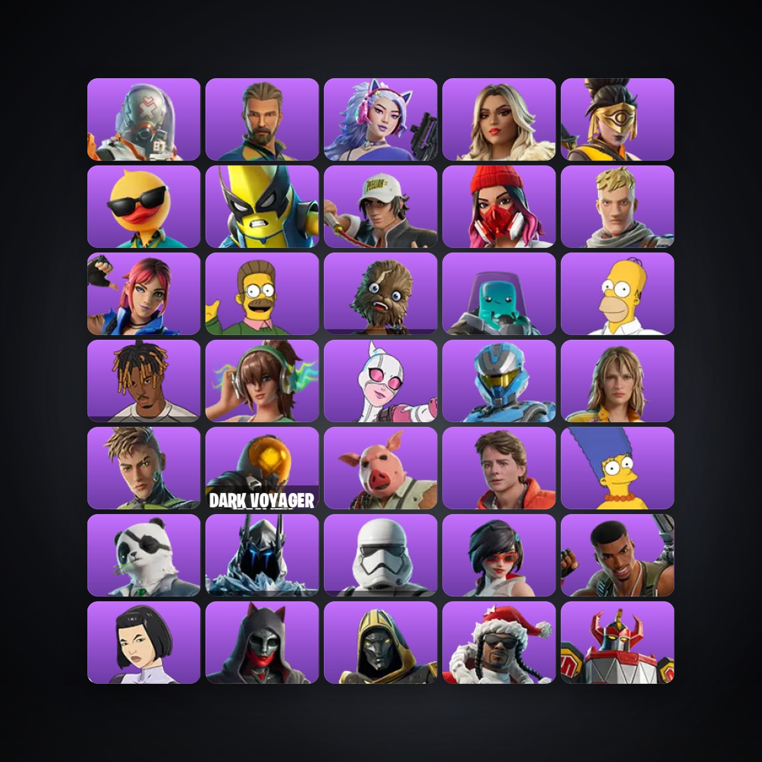 Fortnite account with Lt. Ripp Slade & Coach Gabi — 84 skins — 1.1K V-Bucks — lvl 1955 — HabibiAccounts