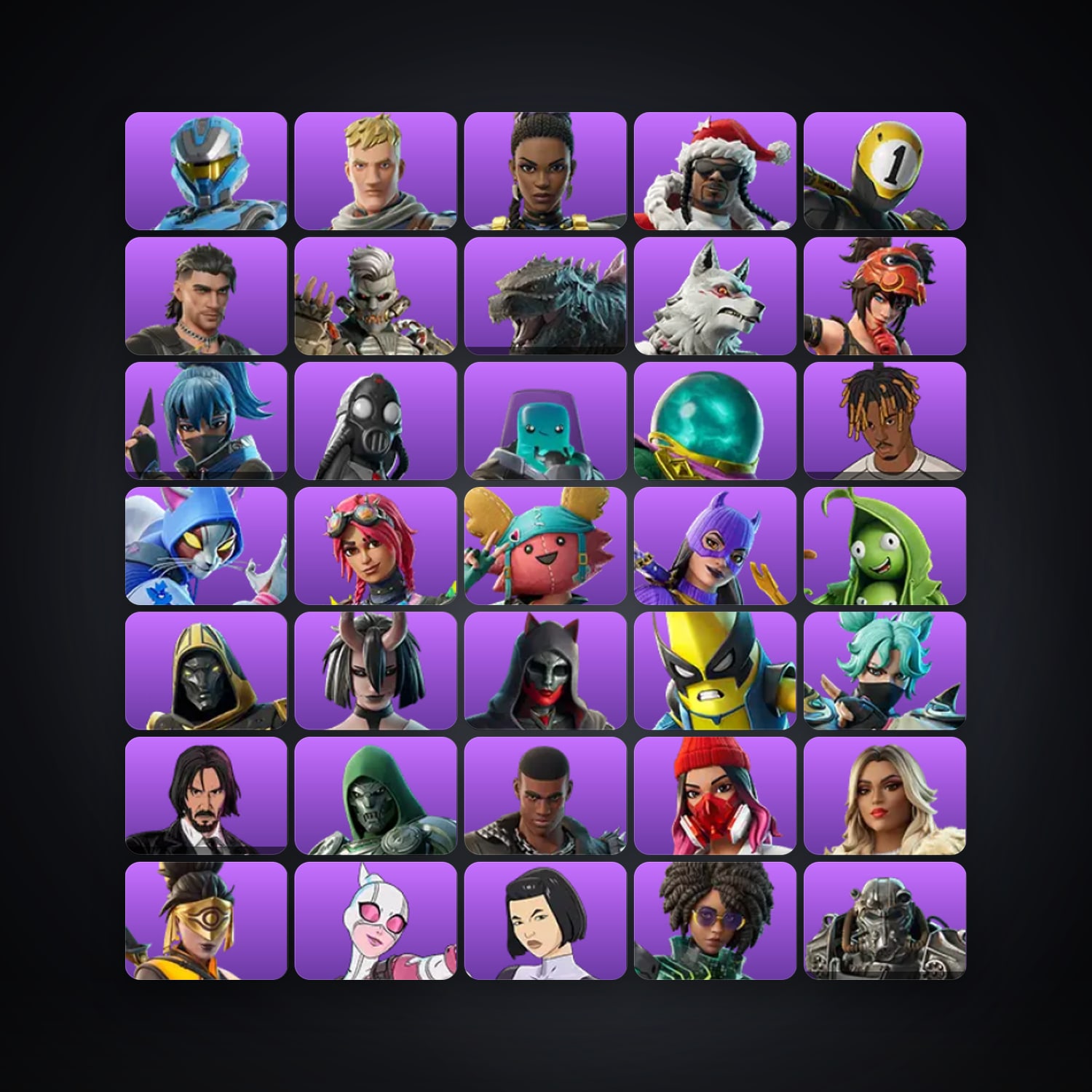 Fortnite account with UNSC Spartan & Captain Jones — 56 skins — 150 V-Bucks — lvl 4473 — HabibiAccounts