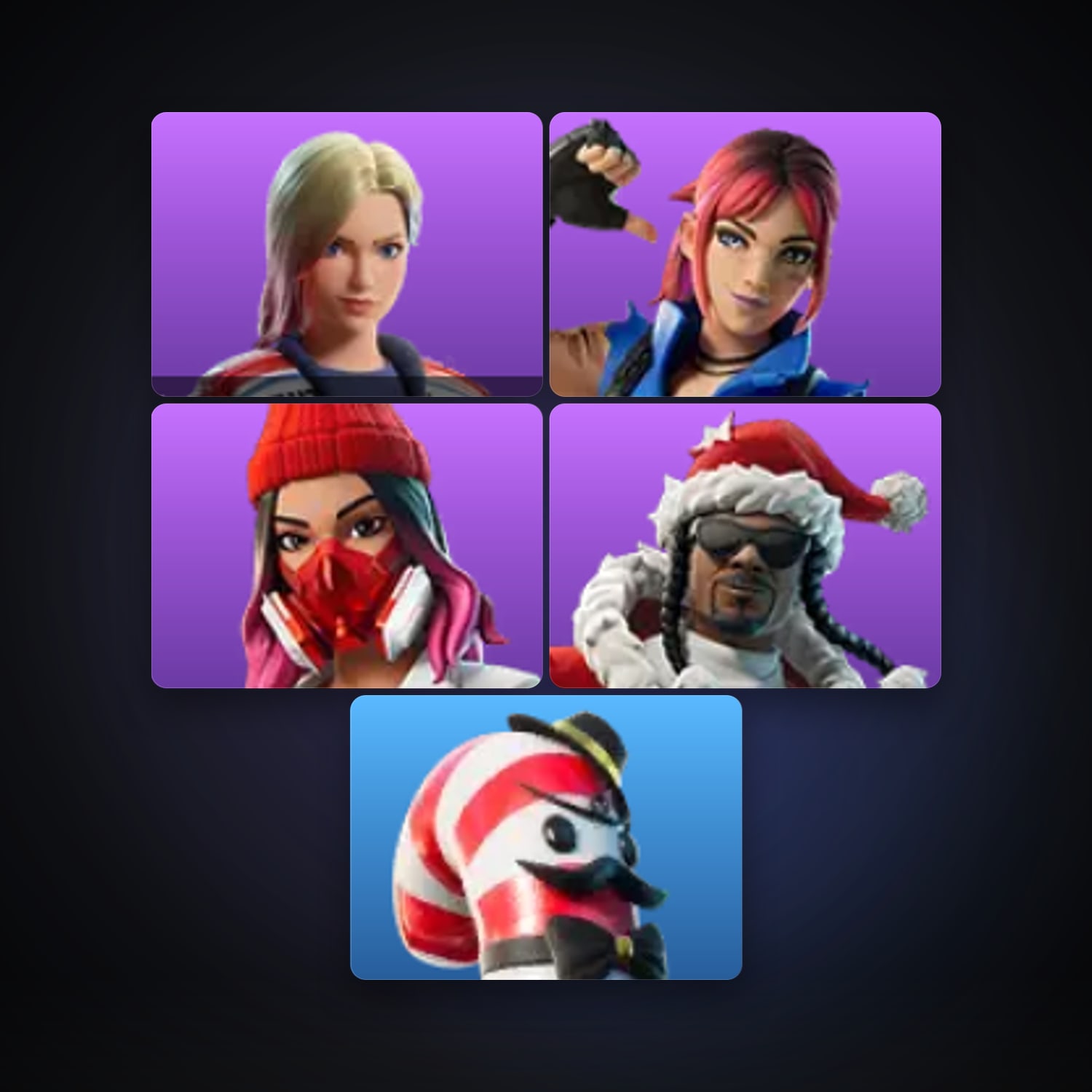 Fortnite account with Dueling Dragons Jackie & Explorer Emilie — 5 skins — 100 V-Bucks — lvl 51 — HabibiAccounts