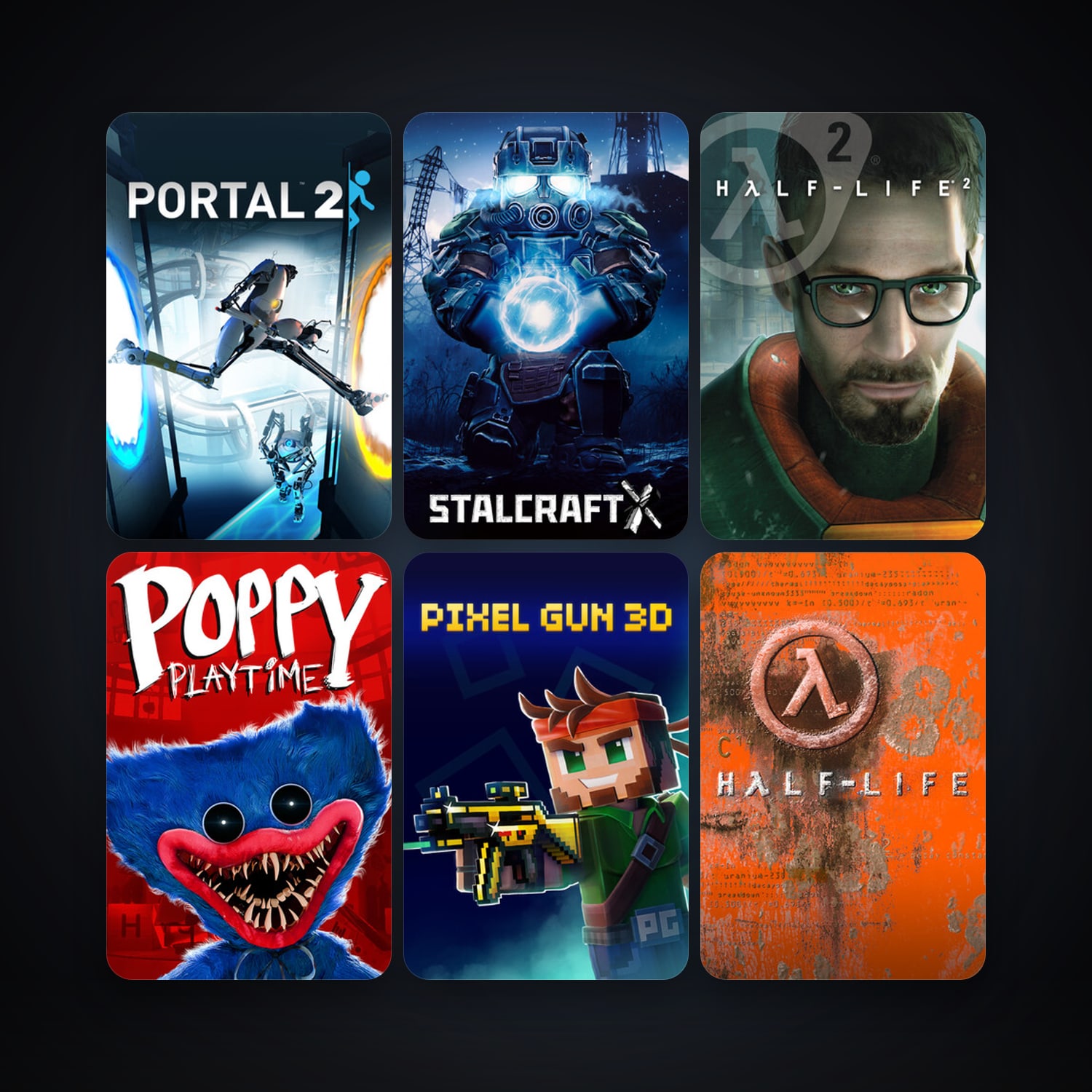 Half-Life + Half-Life 2, 45 games, clean — HabibiAccounts
