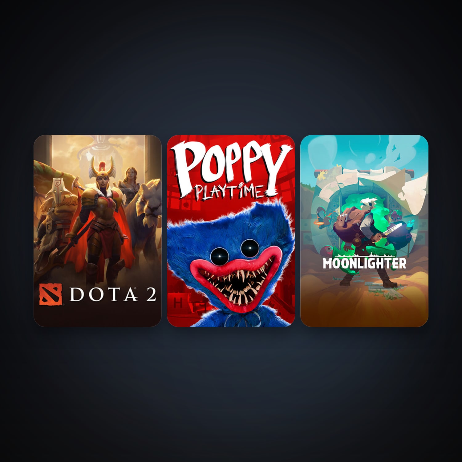 Steam account: Dota 2 + Moonlighter, 7 games, clean — HabibiAccounts