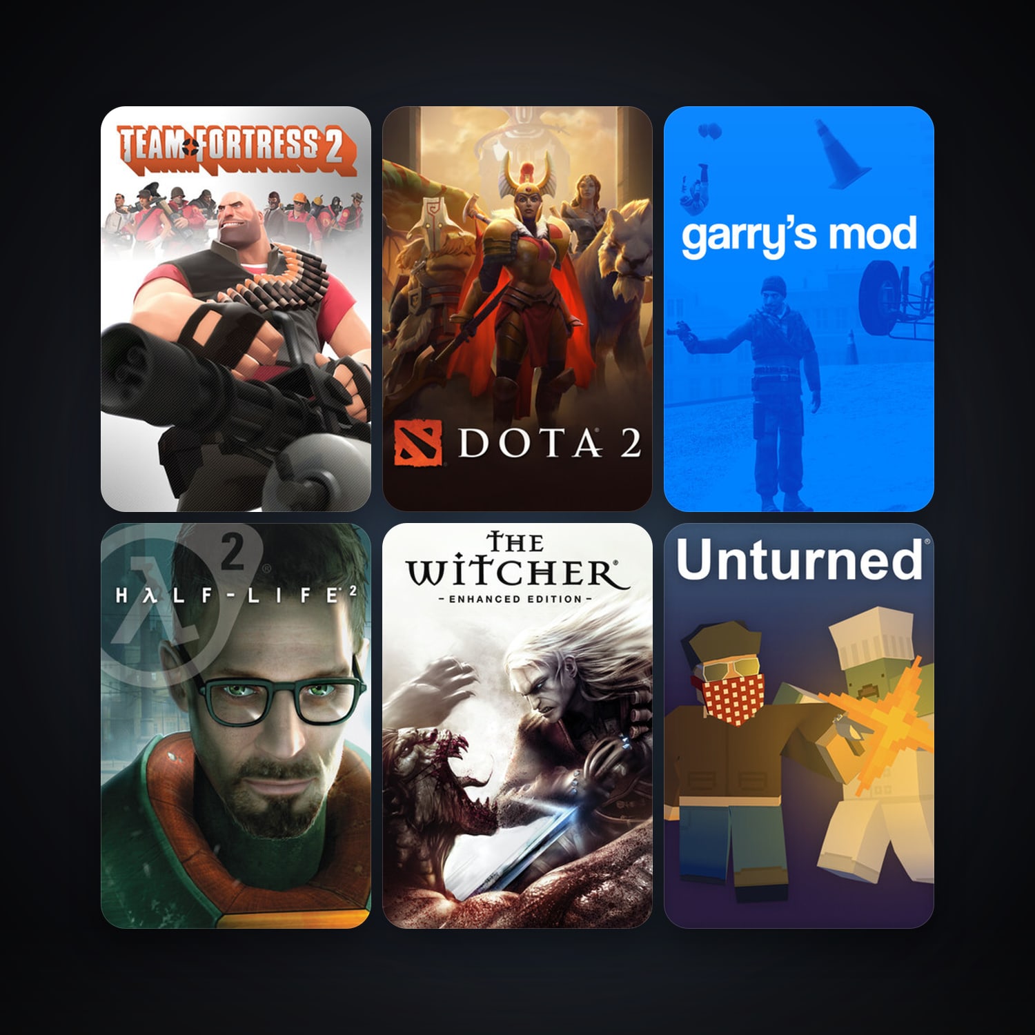 Half-Life 2 + Half-Life 2: Deathmatch, 18 games, clean — HabibiAccounts