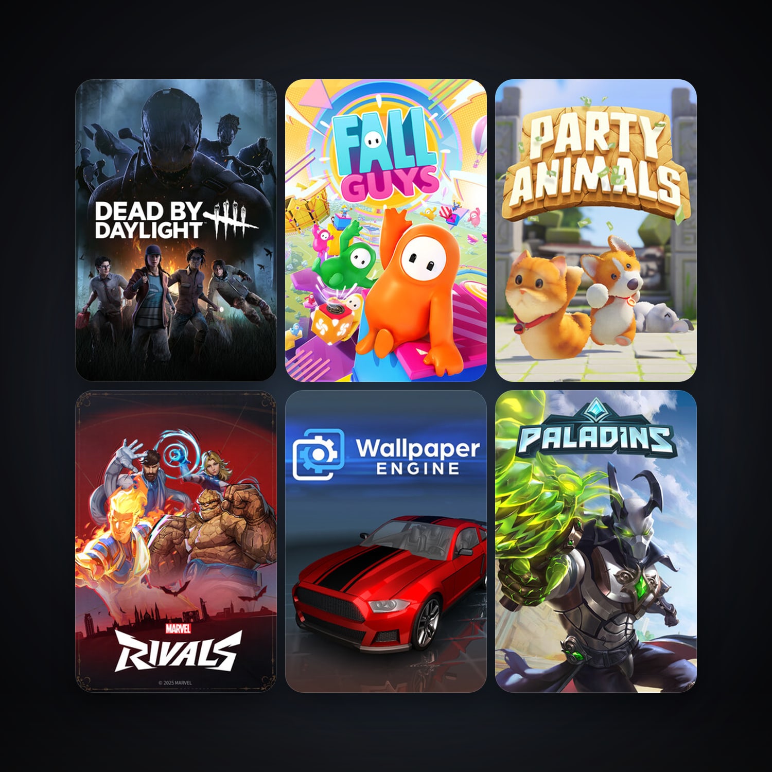 Dead by Daylight + Wallpaper Engine, 22 games, clean — HabibiAccounts