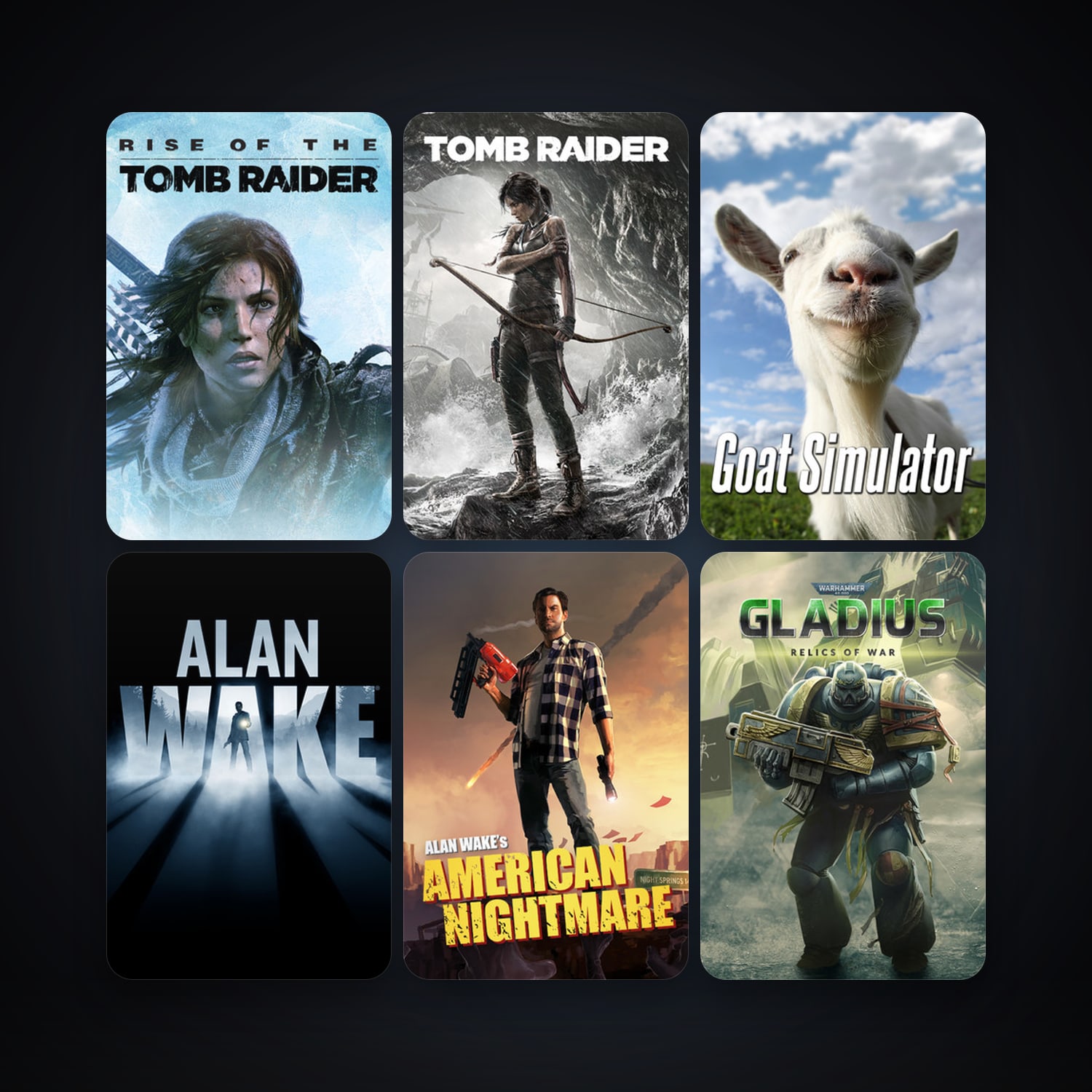 Alan Wake + Alan Wake's American Nightmare, 6 games, clean — HabibiAccounts