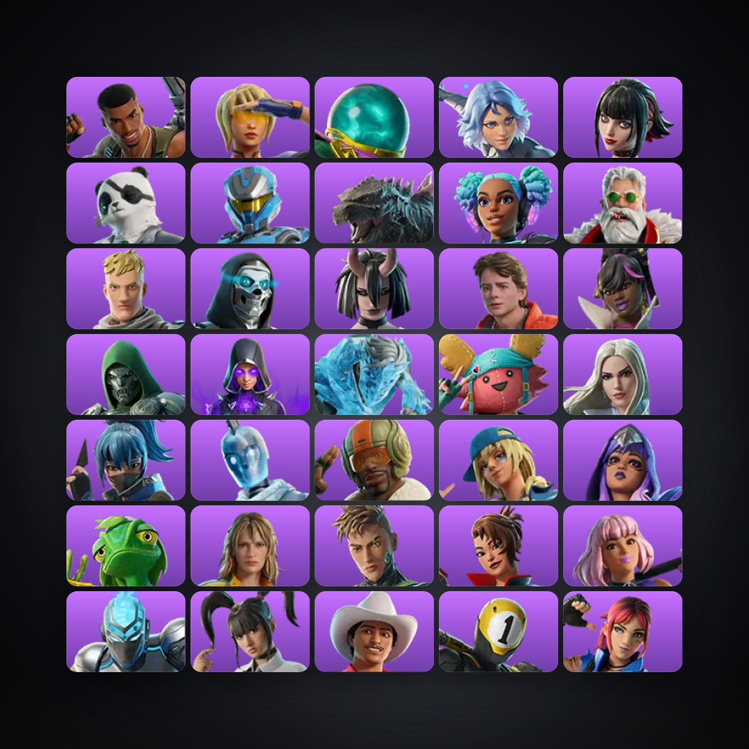 Fortnite account with Miles Cross & Tide Strider — 99 skins — 200 V-Bucks — lvl 1350 — HabibiAccounts