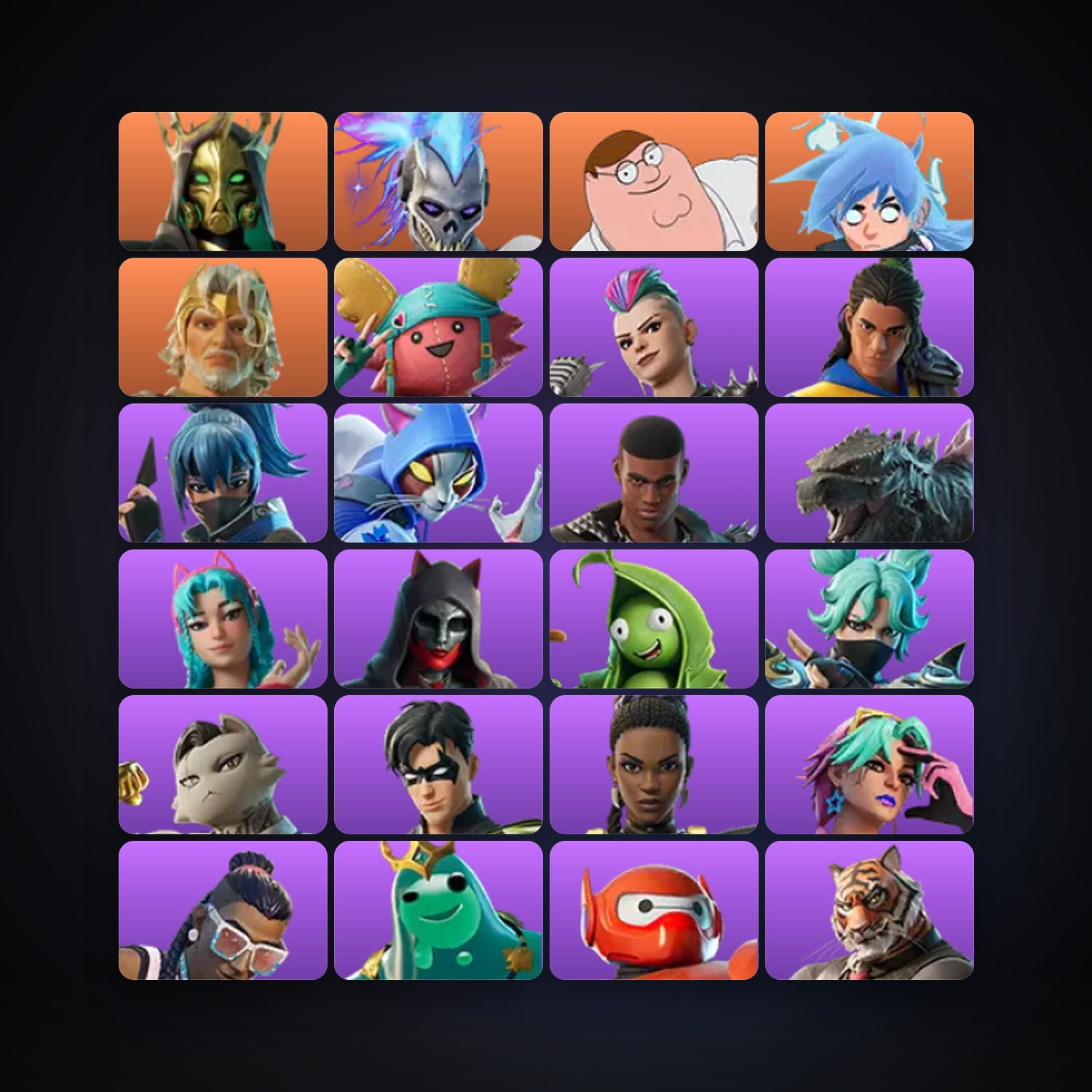 Fortnite account with Hades & Renzo the Destroyer — 73 skins — 200 V-Bucks — lvl 1121 — HabibiAccounts
