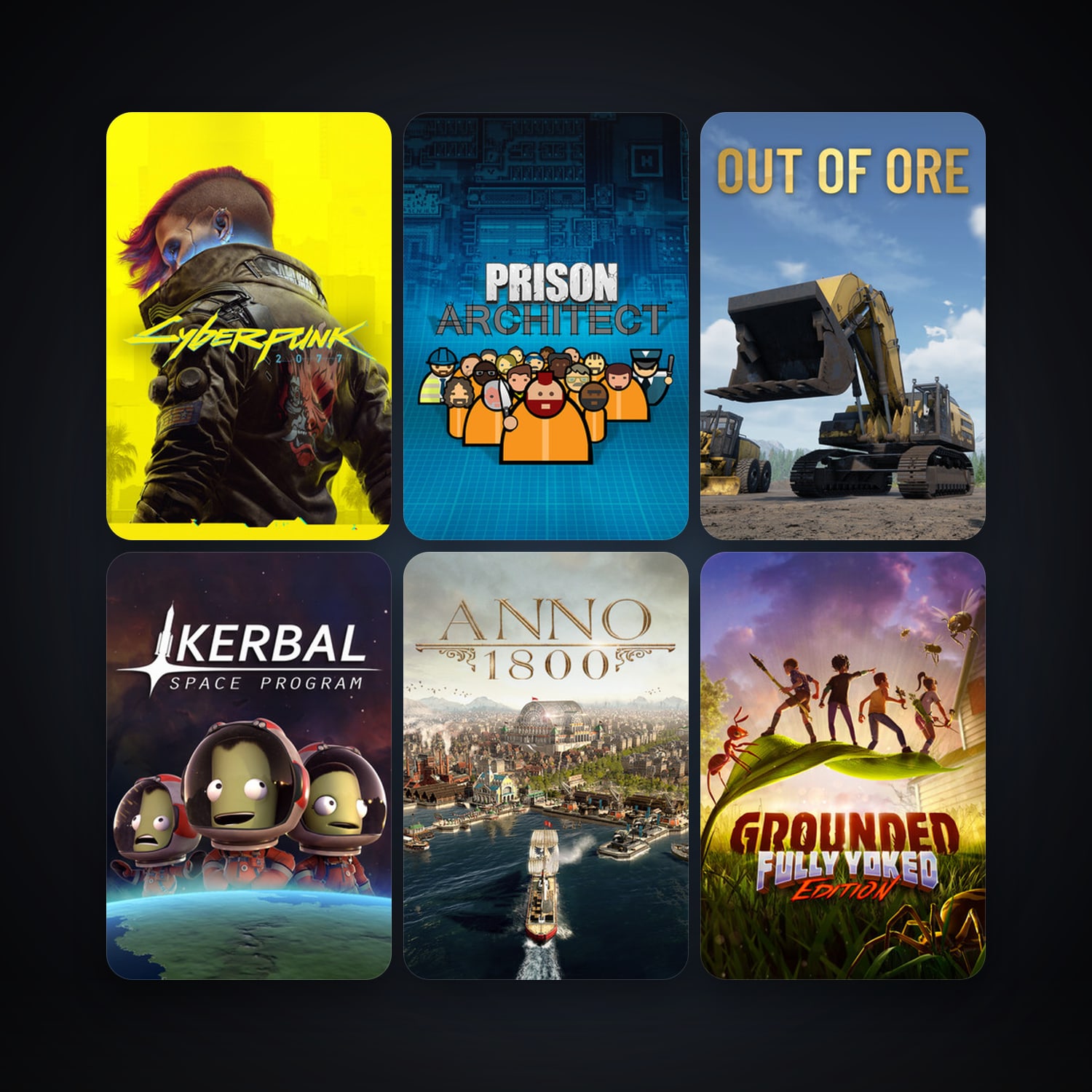 Kerbal Space Program + Prison Architect, 8 games, clean — HabibiAccounts
