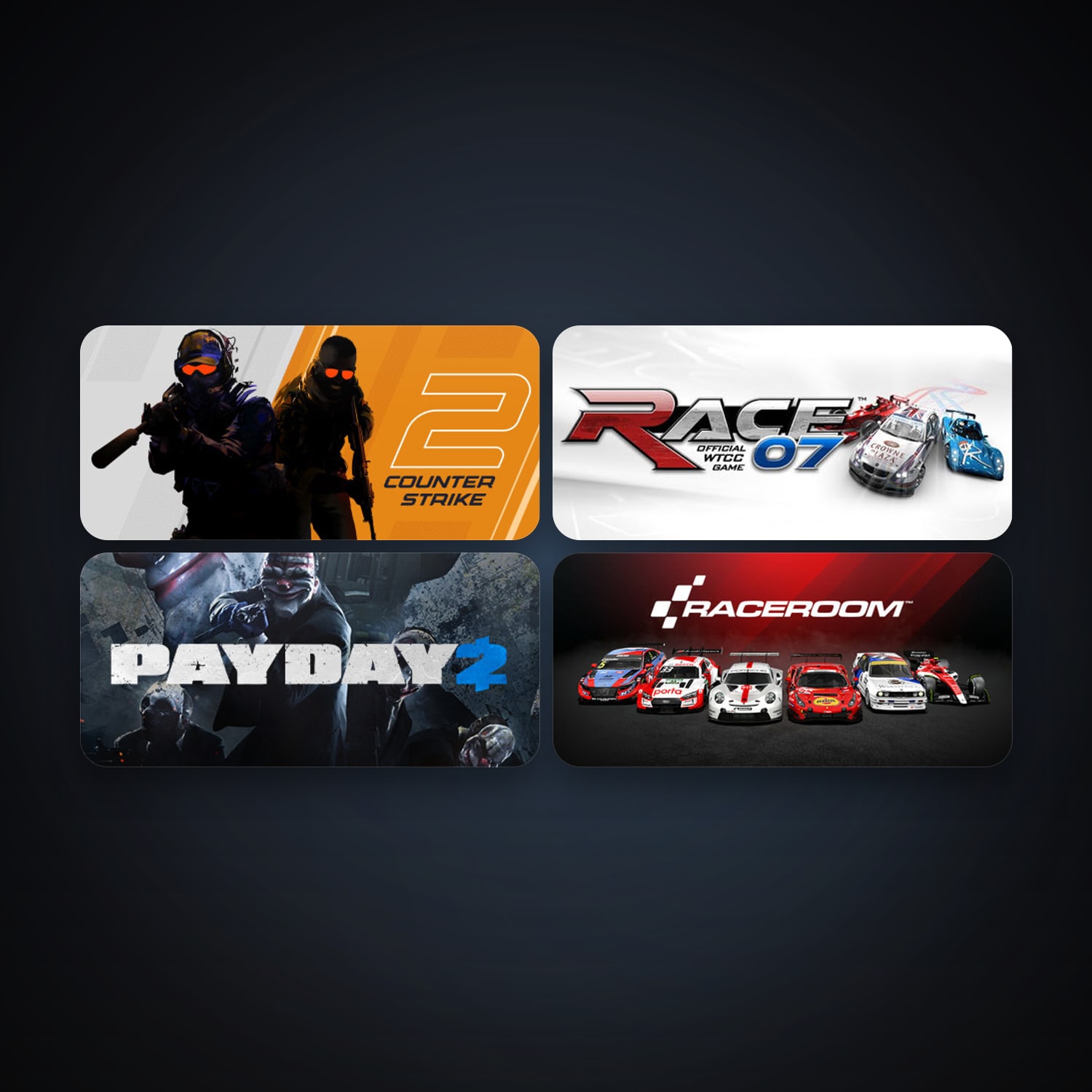 CS2 Prime + RACE 07, 13 games, clean — HabibiAccounts