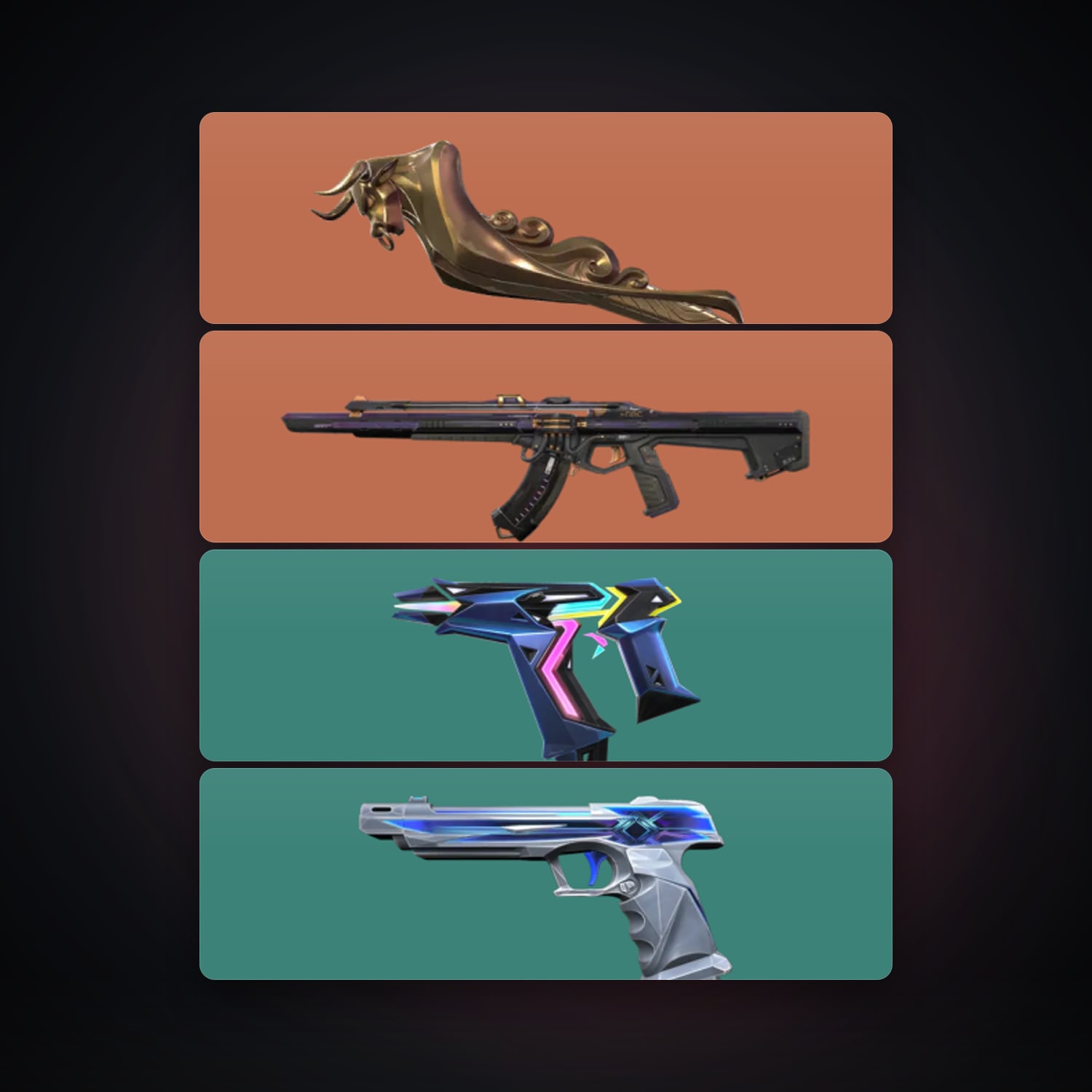 Valorant account: EU Iron 2 locker — 1 knife, 5 skins, lvl 68 — HabibiAccounts