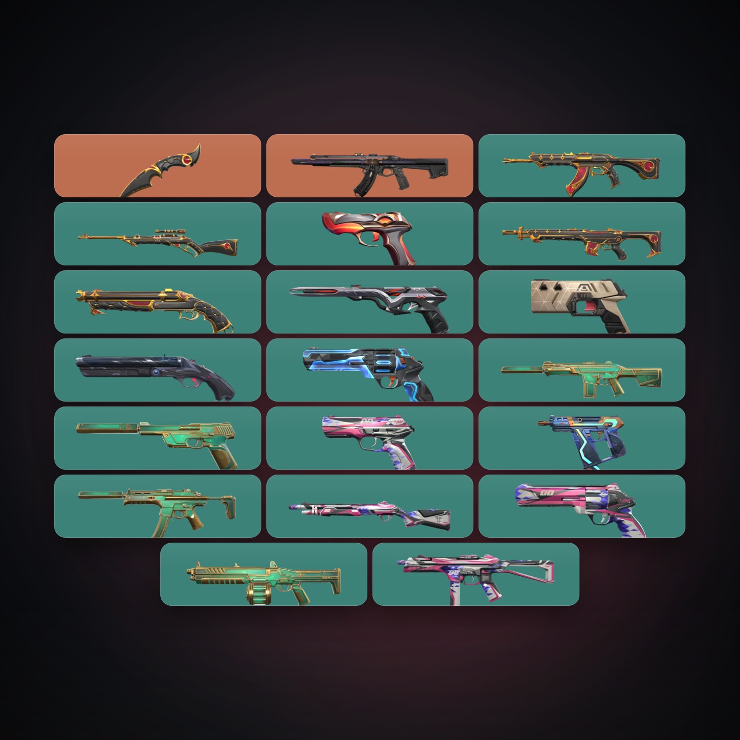 EU Plat 3 locker — 1 knives, 21 skins, lvl 208 — HabibiAccounts