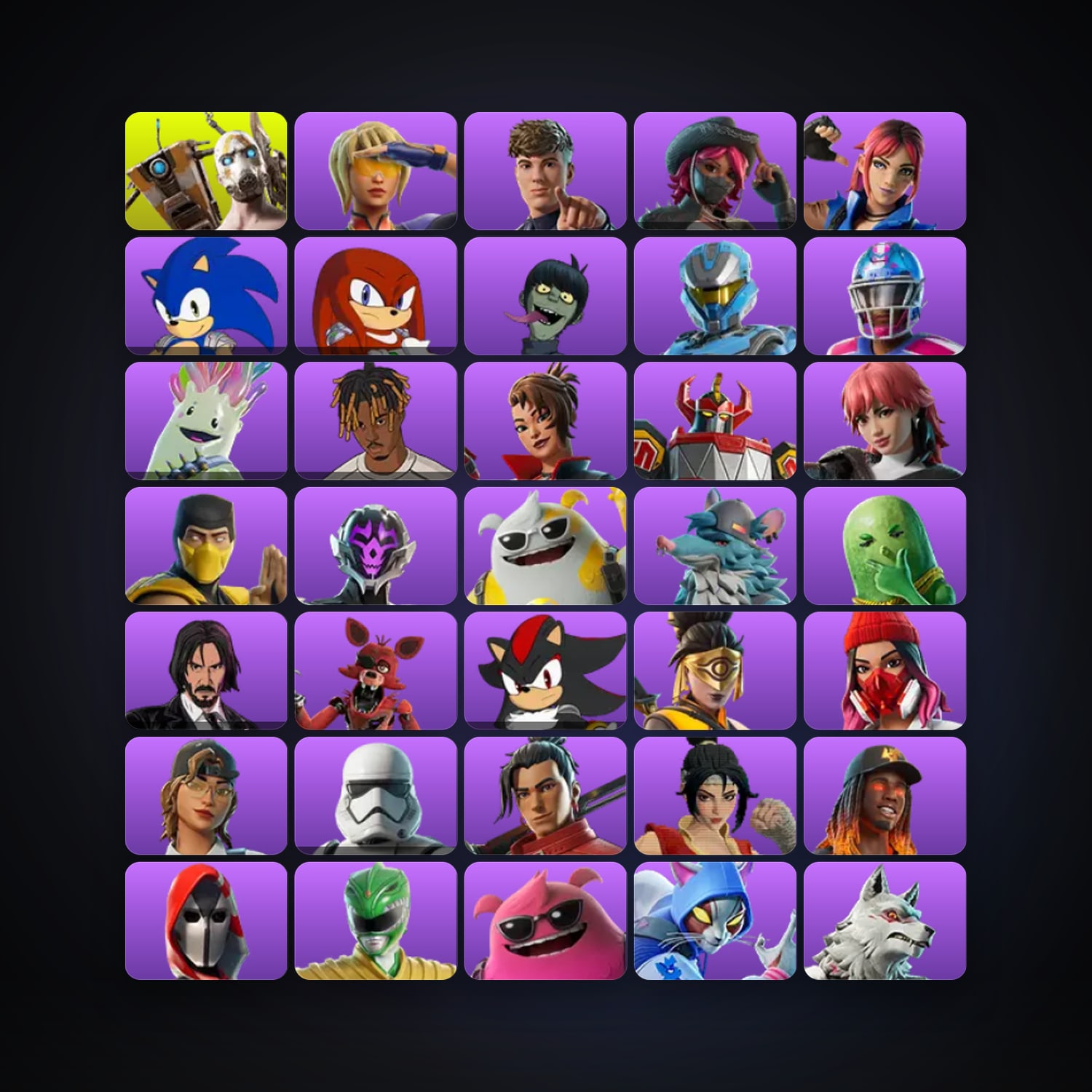 Fortnite account with Renegade Raider & Aerial Assault Trooper — 124 skins — 100 V-Bucks — lvl 1562 — HabibiAccounts
