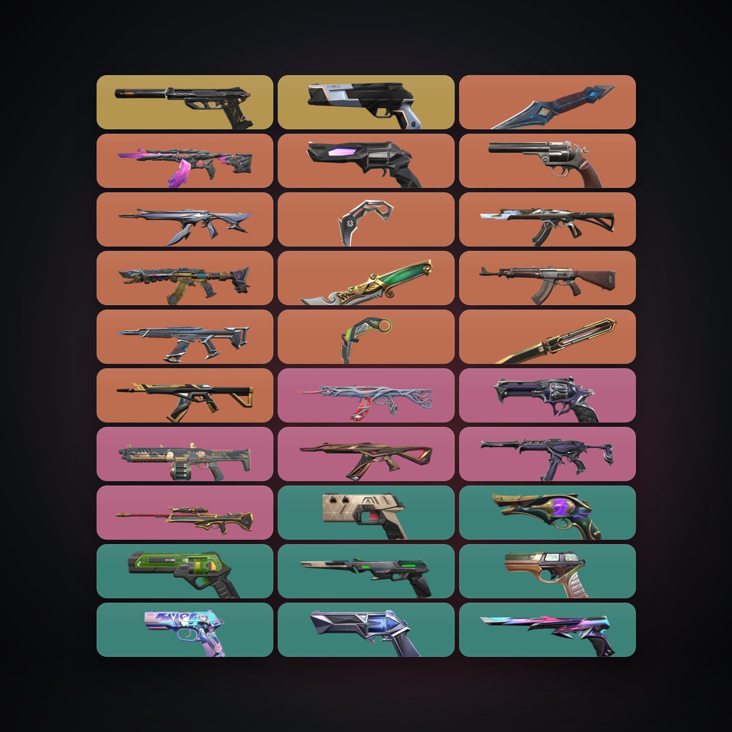 EU Ascendant 3 locker — 5 knives, 40 skins, lvl 498 — HabibiAccounts