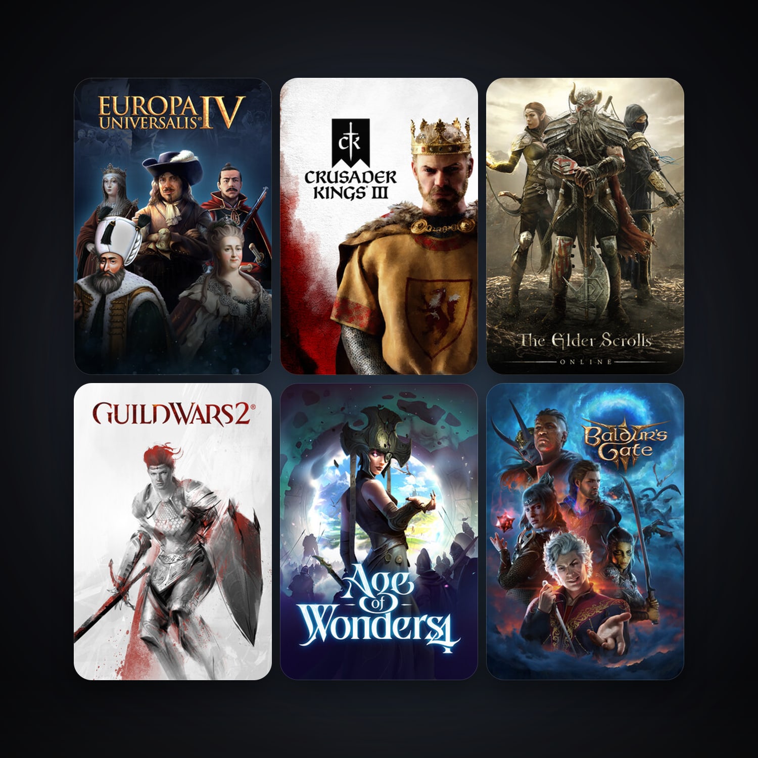 Europa Universalis IV + The Witcher 3: Wild Hunt, 38 games, clean — HabibiAccounts