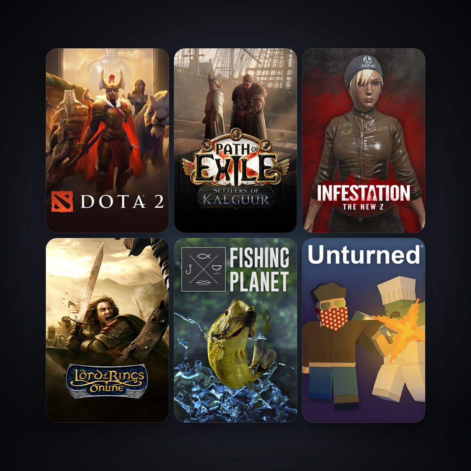 Dota 2 + The Lord of the Rings Online, 17 games, clean — HabibiAccounts