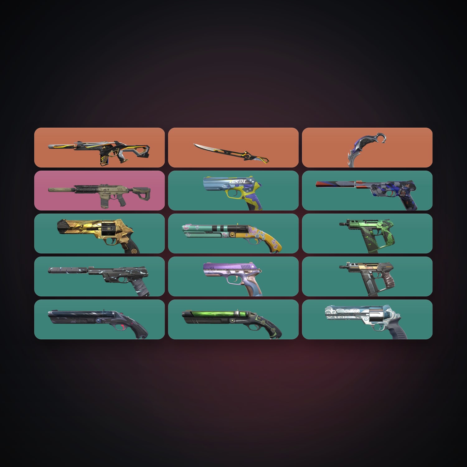 AP Gold 1 locker — 2 knives, 15 skins, lvl 153 — HabibiAccounts