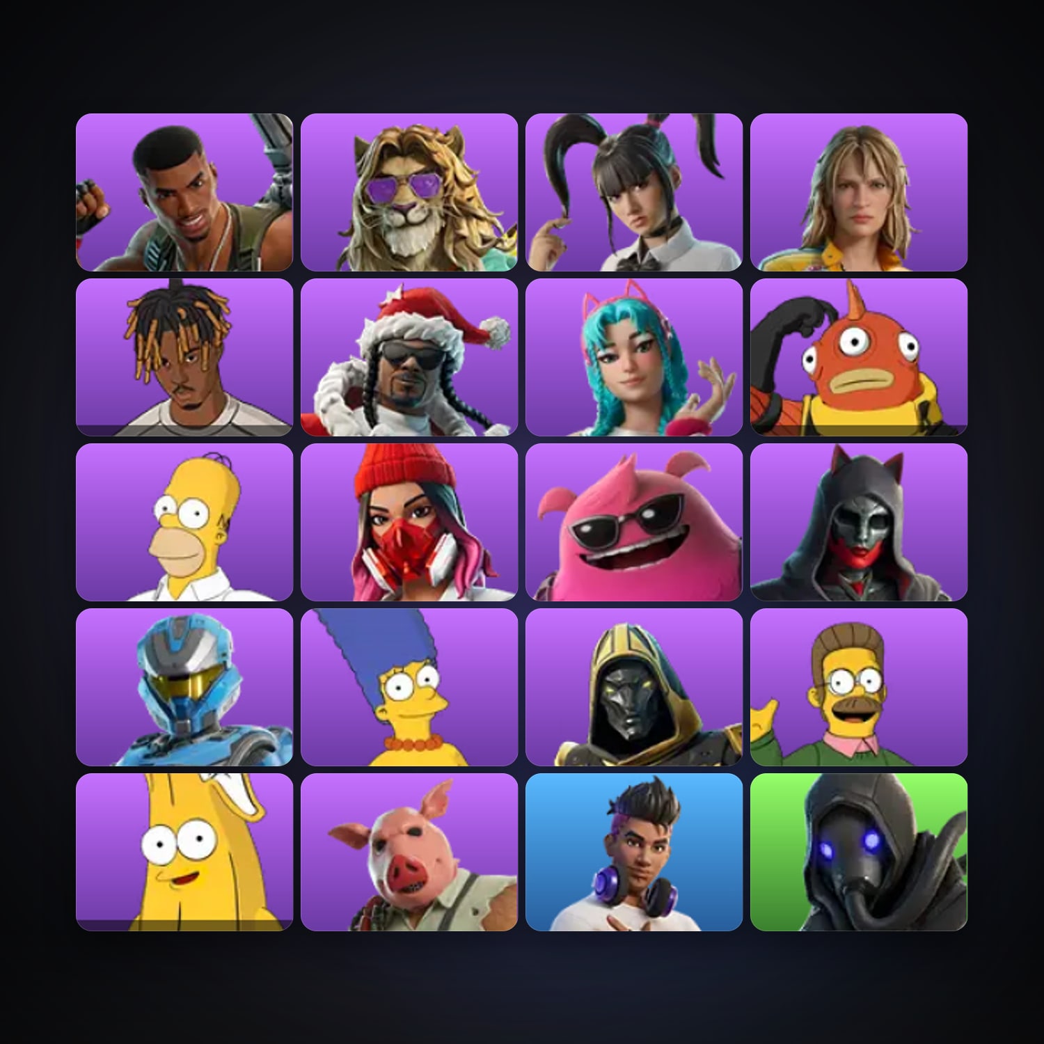 Fortnite account with Miles Cross & Kingston — 20 skins — 100 V-Bucks — lvl 1386 — HabibiAccounts