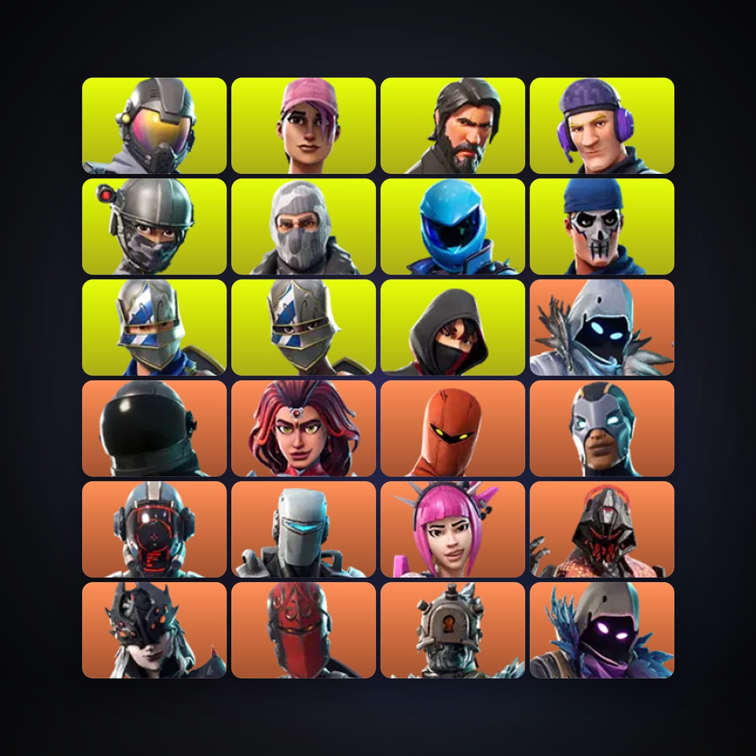 Fortnite account with Carbide & The Visitor — 112 skins — 500 V-Bucks — lvl 618 — HabibiAccounts