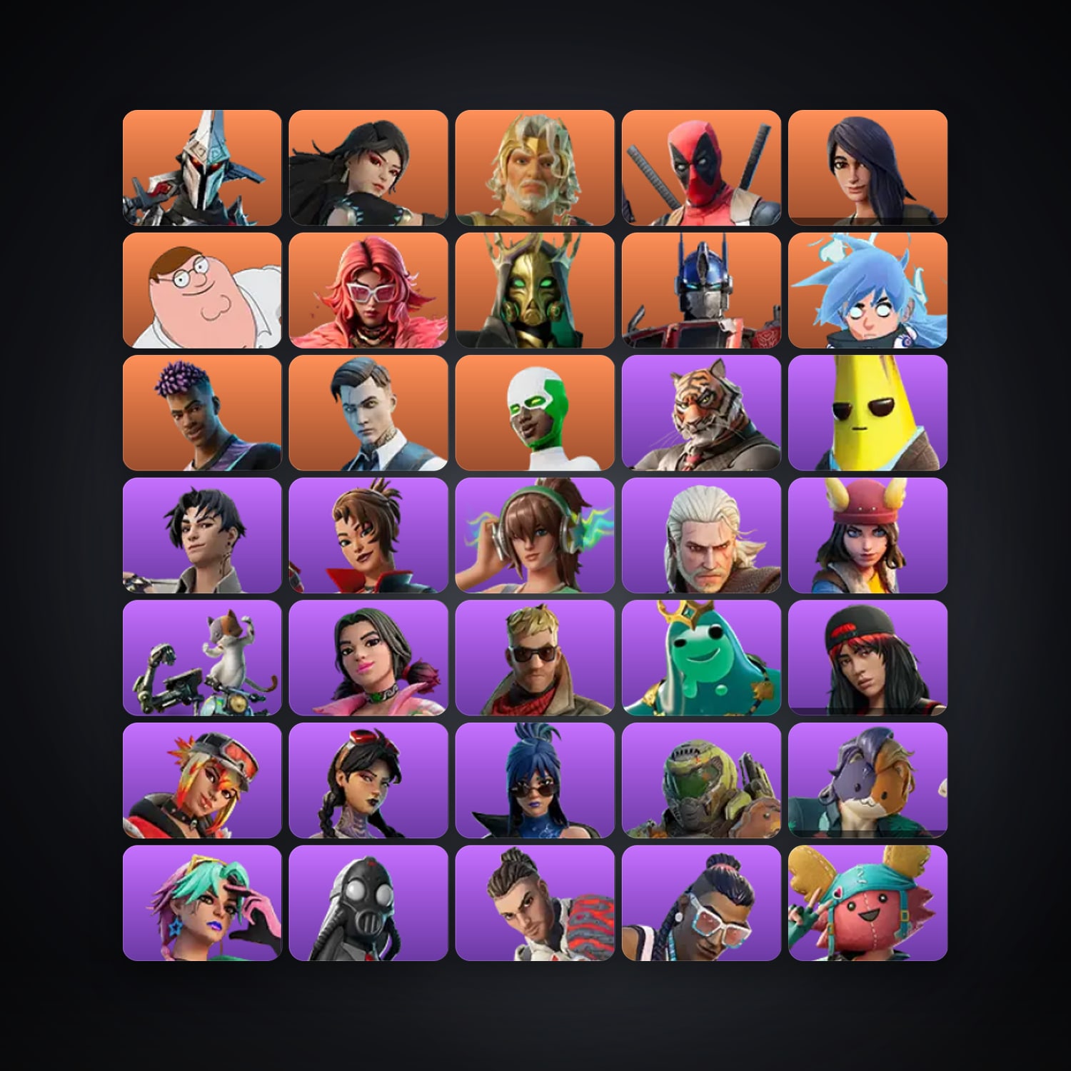 Fortnite account with Midas & Deadpool — 79 skins — 900 V-Bucks — lvl 2217 — HabibiAccounts