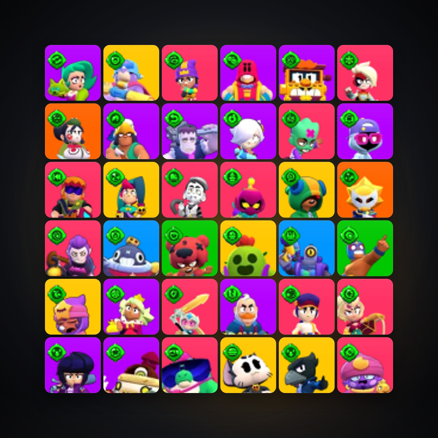 107 Brawlers | 97.7K Trophies | TH 9 — Supercell Account — HabibiAccounts